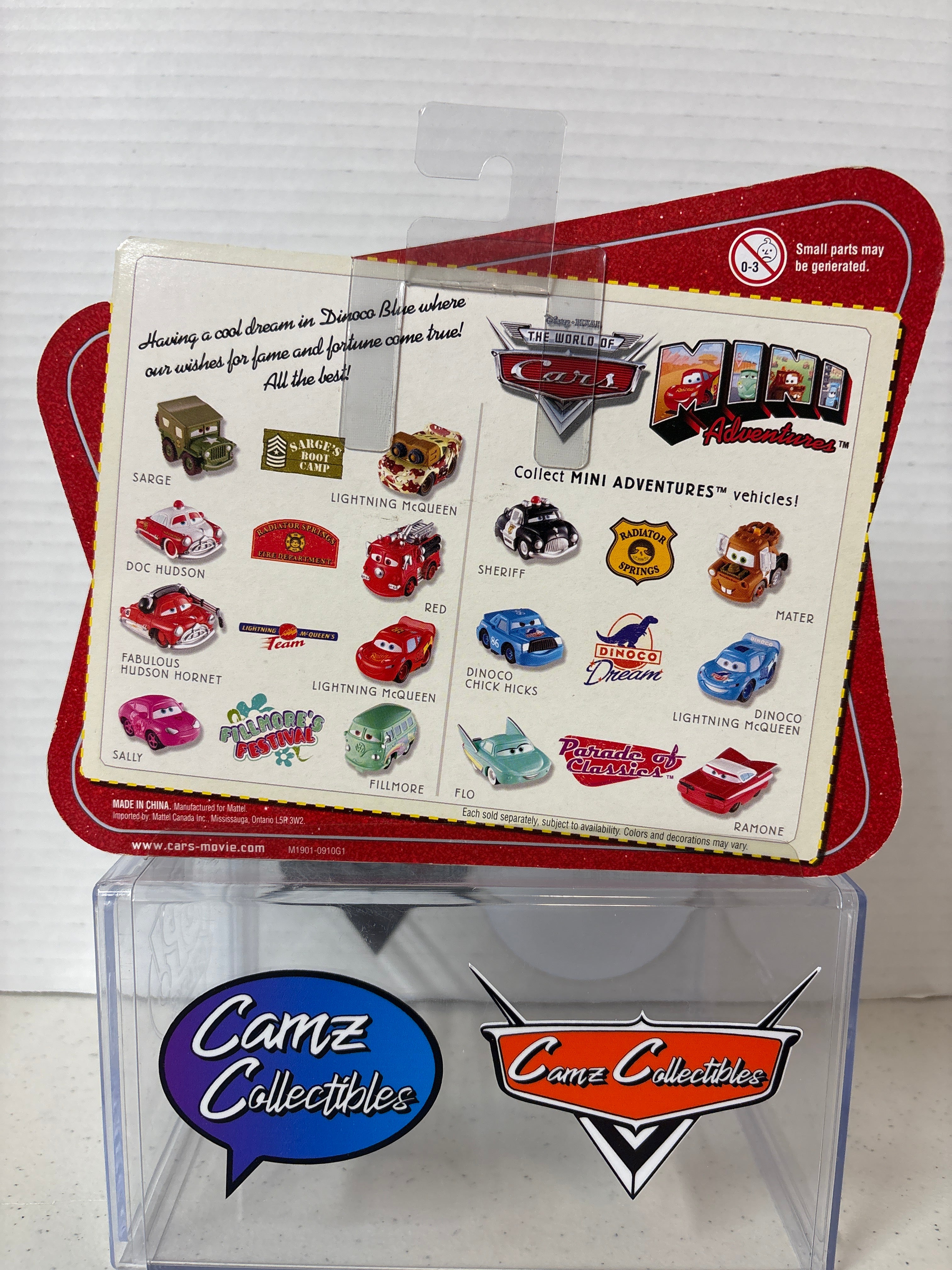 Disney Pixar Cars Mini Adventures Dinoco Dream Dinoco Chick Hicks & Dinoco Lightning McQueen