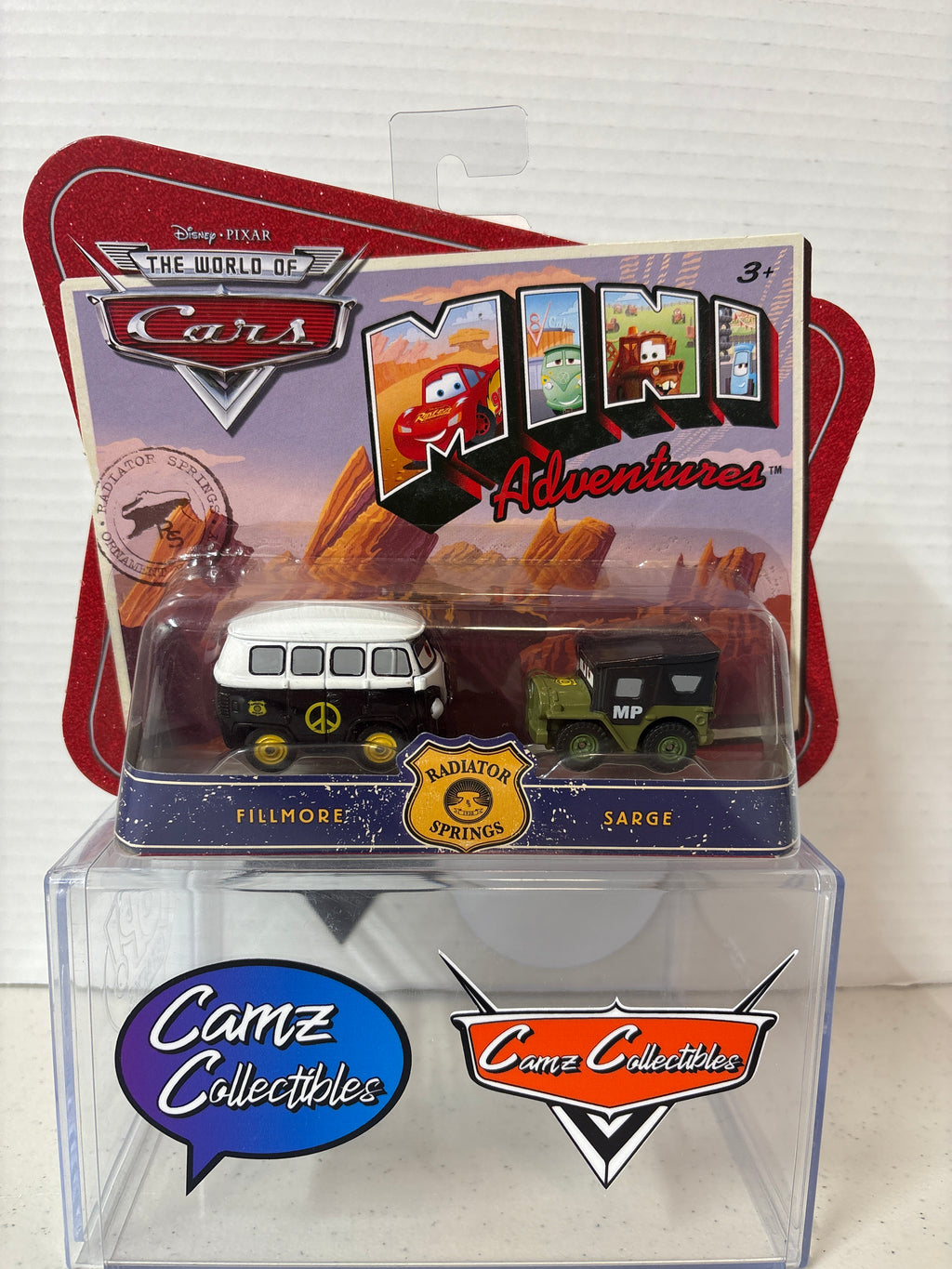Disney Pixar Cars Mini Adventures Radiator Springs Fillmore & Sarge