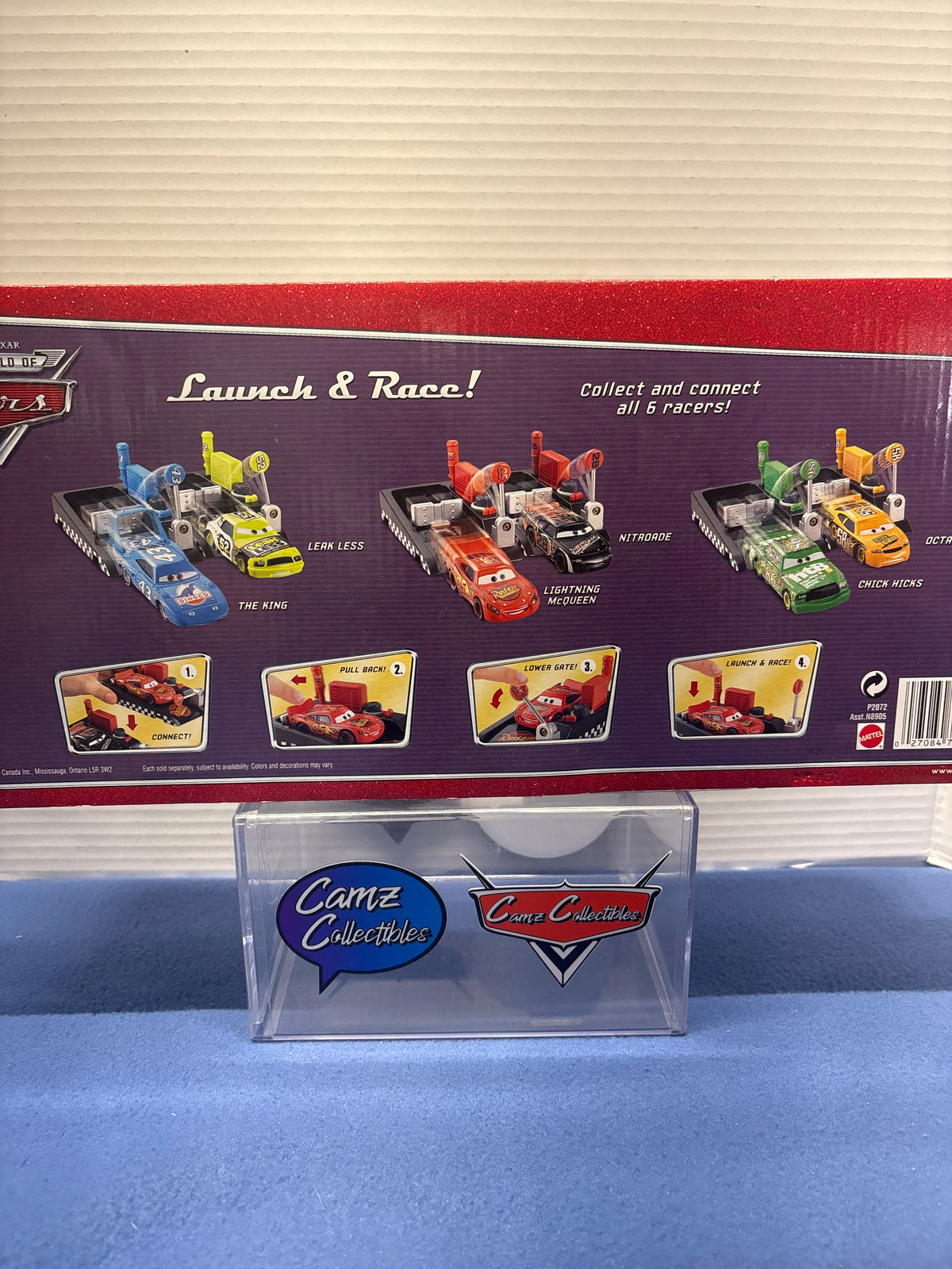 Disney Pixar Cars World of Cars Value 2 Pack Pit Race Off Trunk Fresh and Pit Race Off No Stall