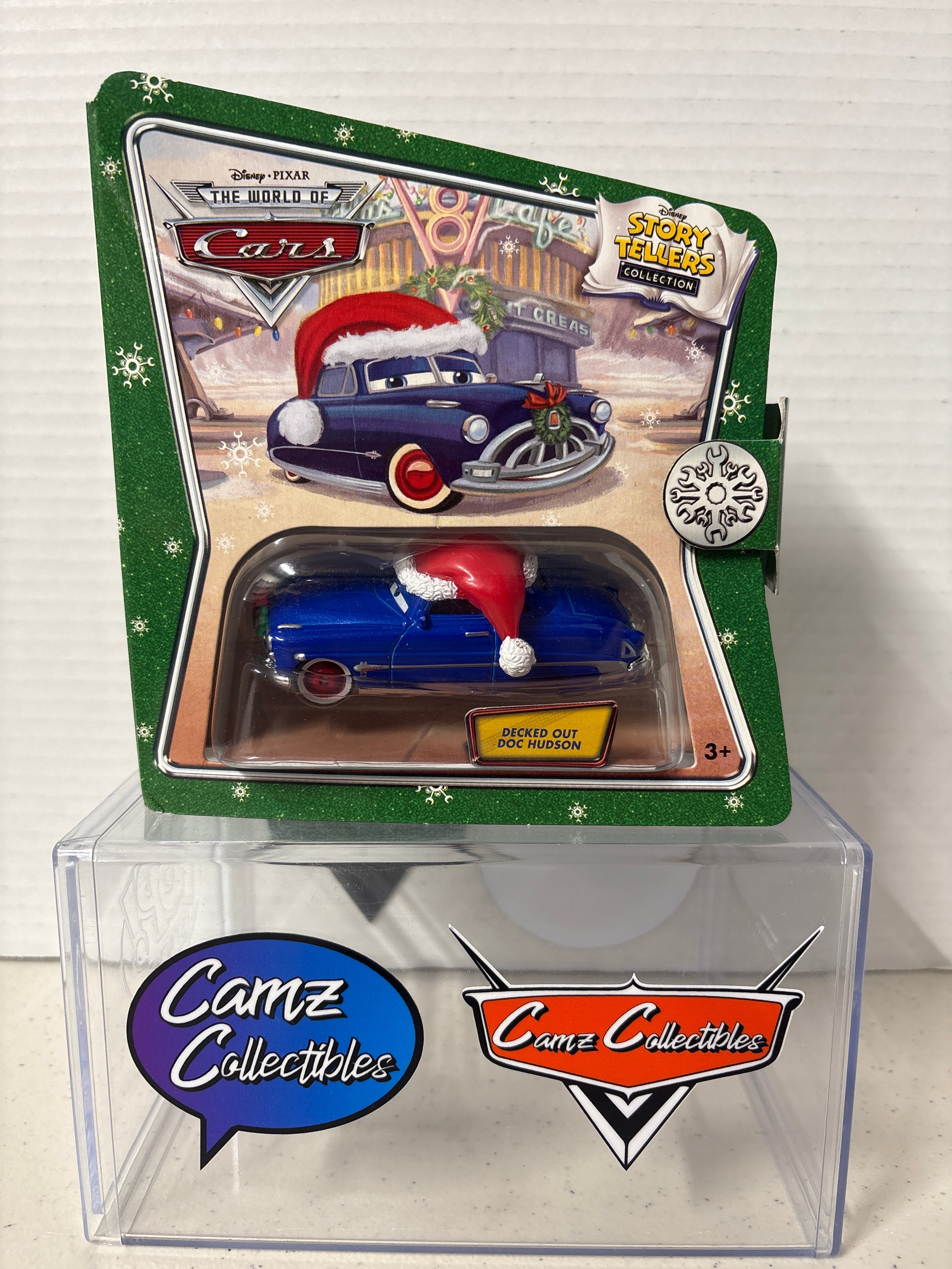 Disney Pixar Cars World of Cars Storytellers Collection Christmas Decked Out Doc Hudson