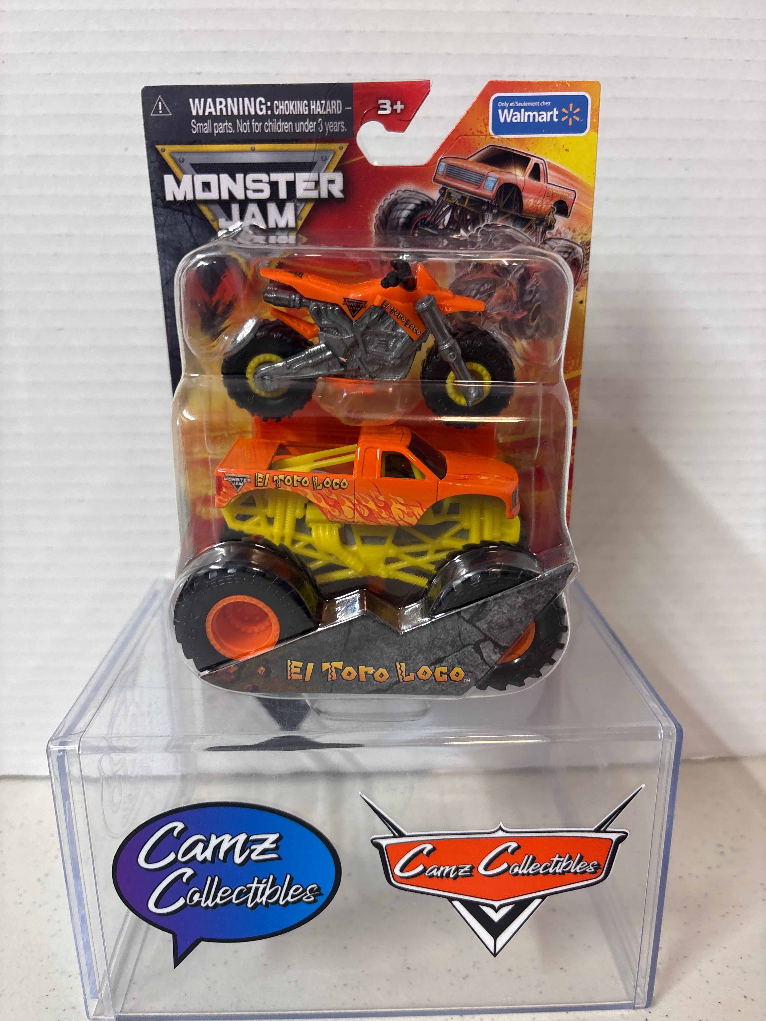 Spinmaster Monster Jam El Toro Loco with Dirt Bike Walmart Exclusive
