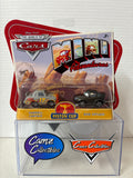 Disney Pixar Cars Mini Adventures Piston Cup Darrell Cartrip & Bob Cutlass