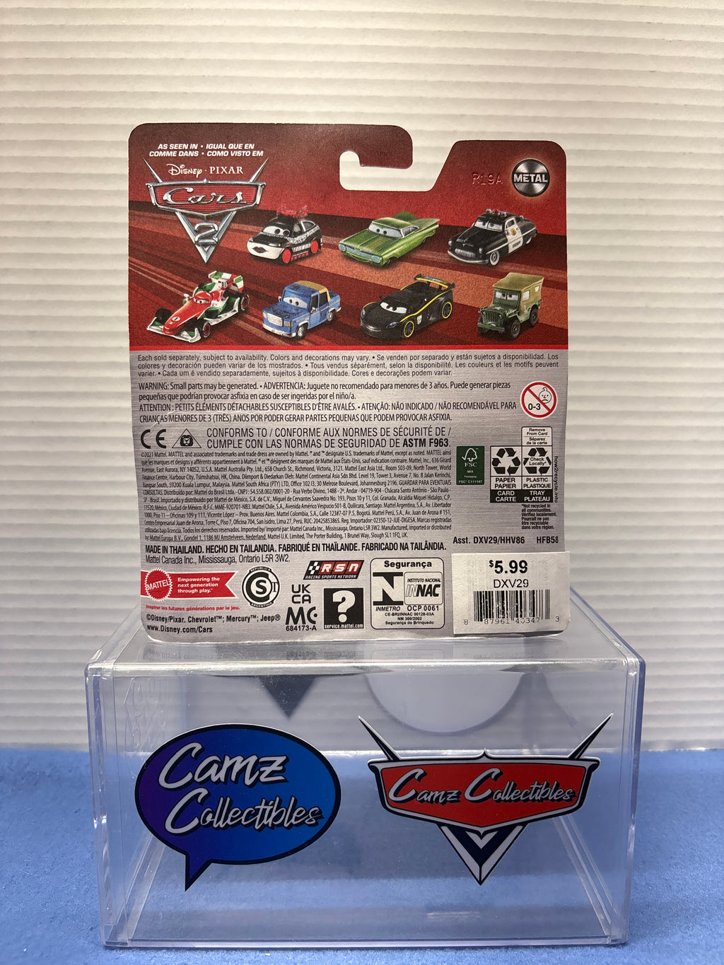 Disney Pixar Cars Revney Grillante Metal Series