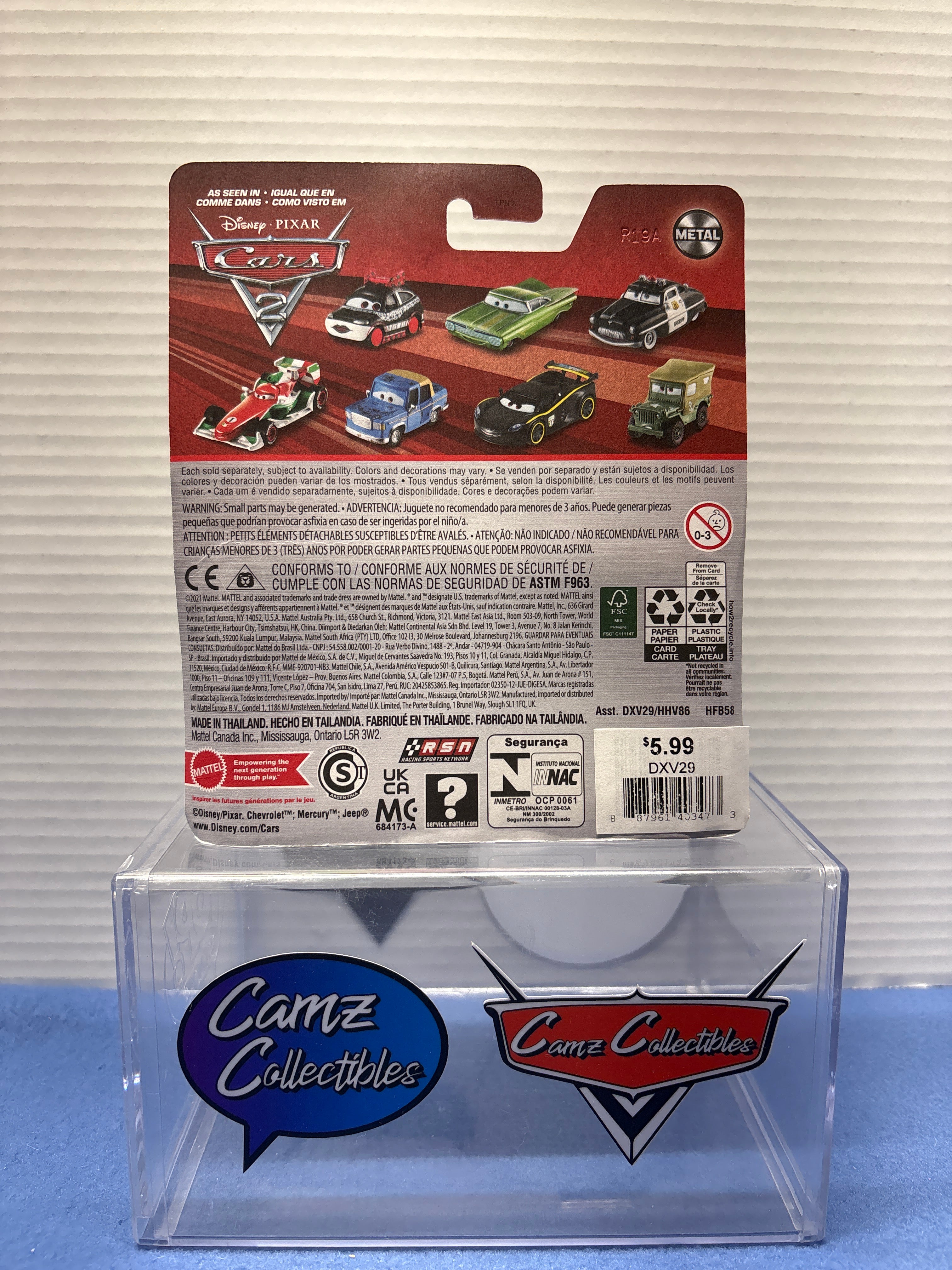 Disney Pixar Cars Revney Grillante Metal Series