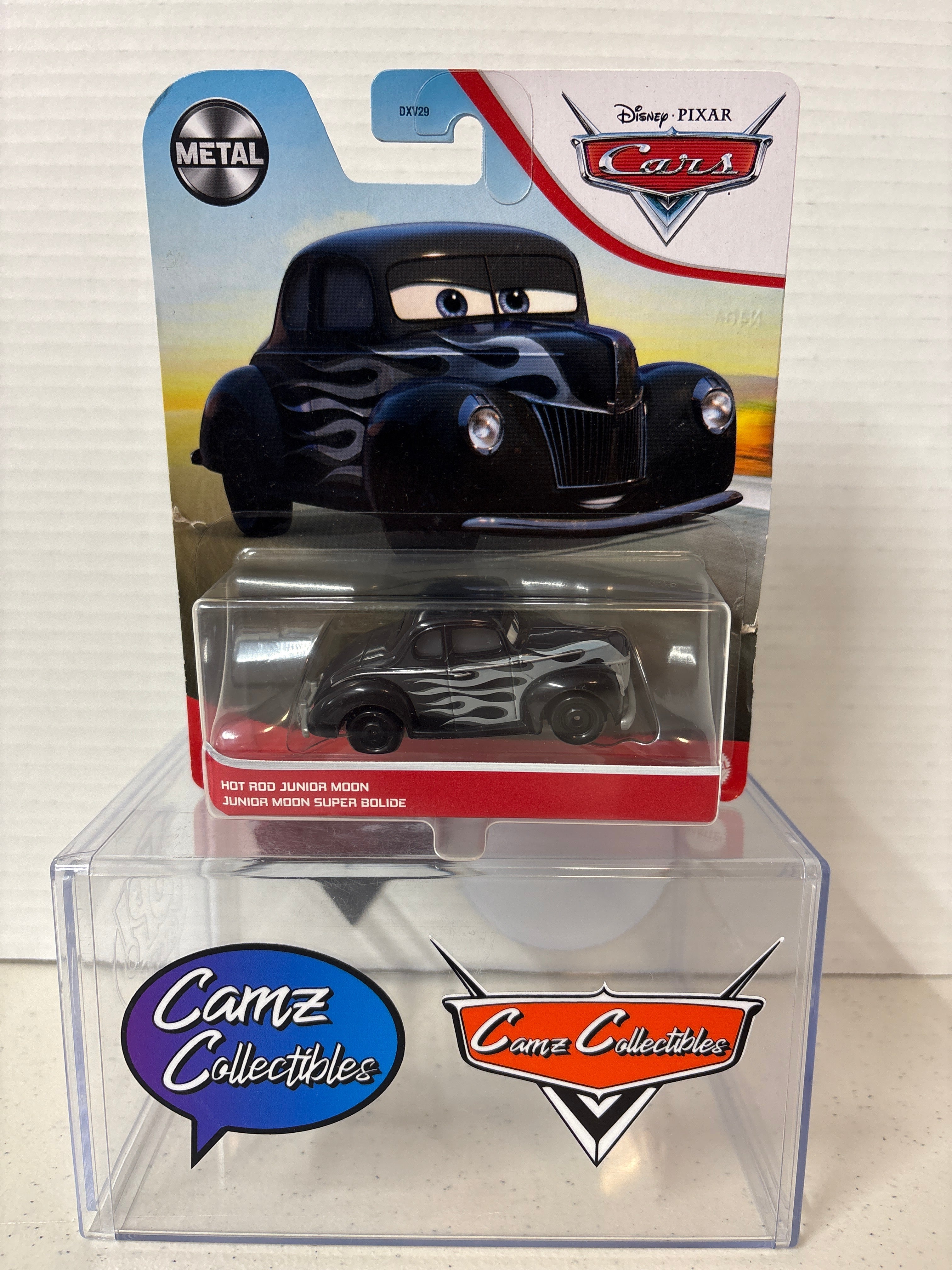 Disney Pixar Cars Hot Rod Junior Moon Metal Series(small tear on card)