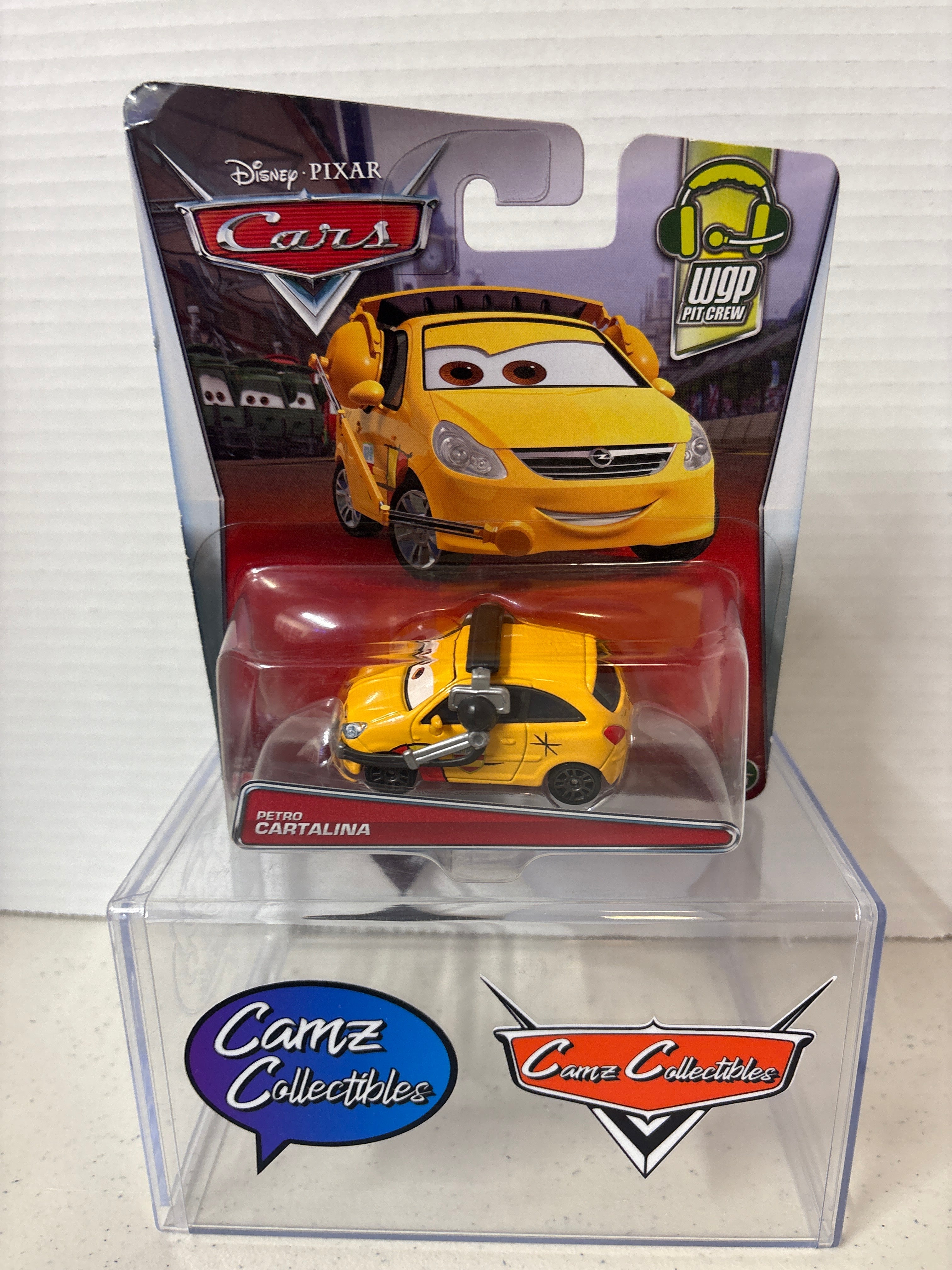 Disney Pixar Cars WGP Pit Crew Petro Cartalina