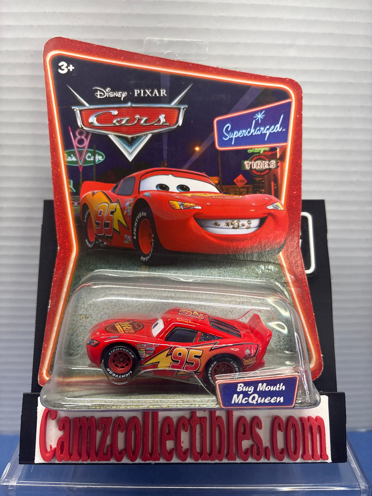 Disney Pixar Cars Supercharged Bug Mouth McQueen