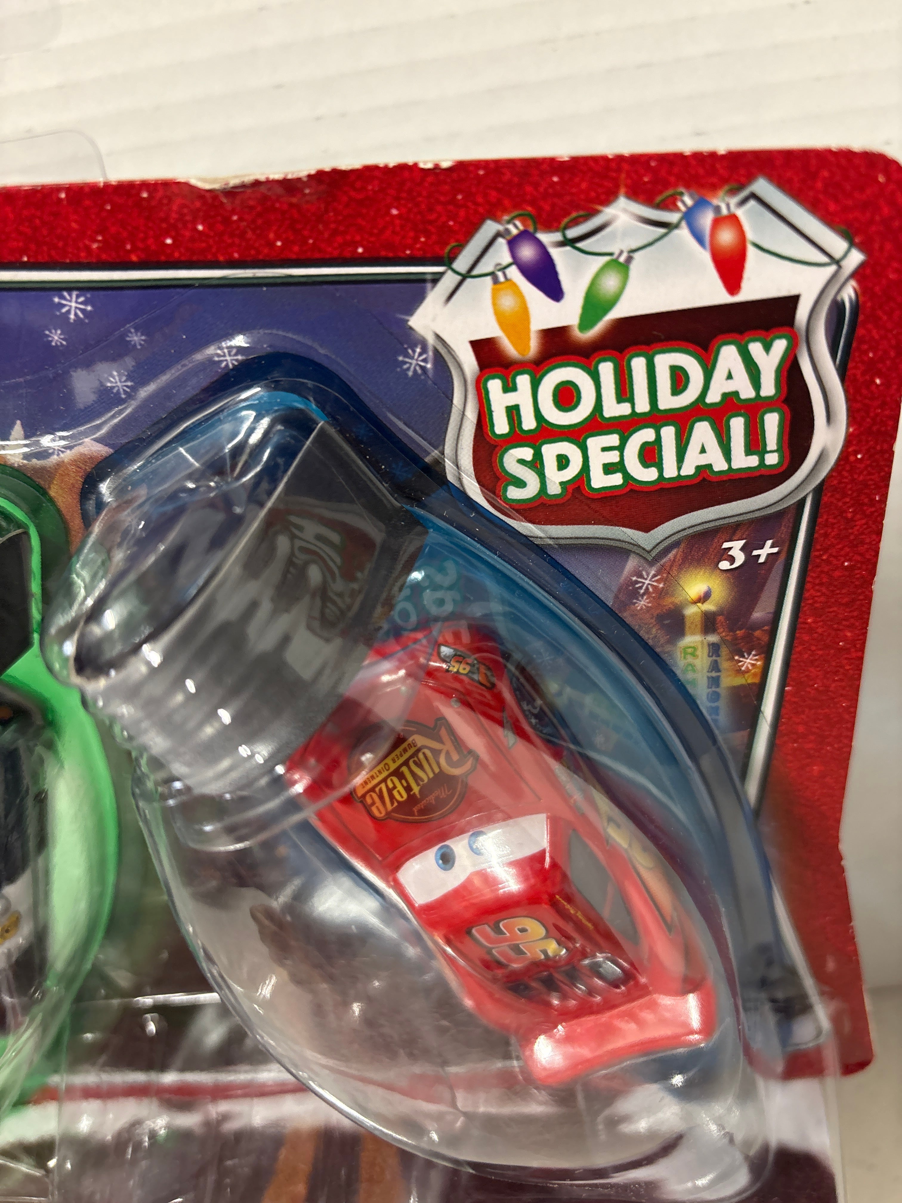 Disney Pixar Cars World of Cars Holiday Special Sheriff & Lightning McQueen