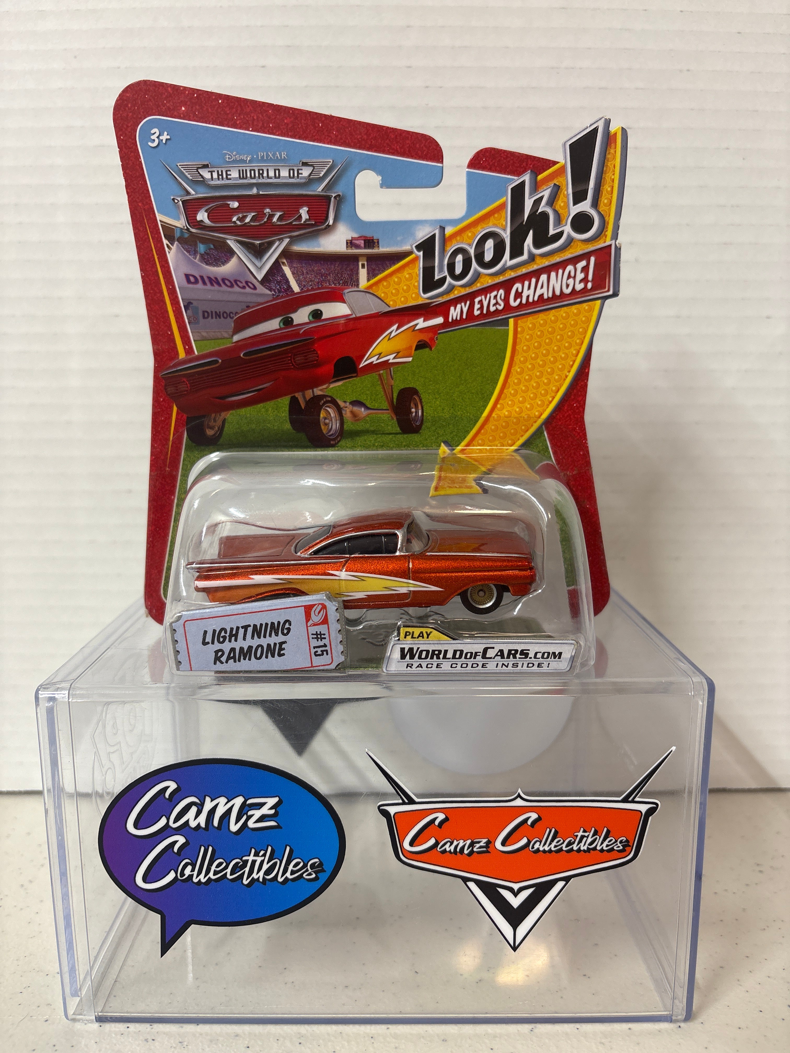 Disney Pixar Cars World of Cars Lenticular Eyes Lightning Ramone #15