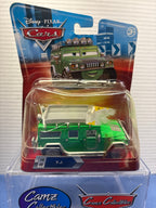 Disney Pixar Cars Deluxe T.J Hummer (card condition)