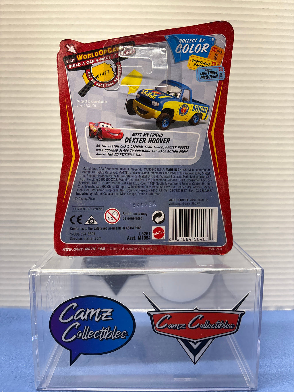 Disney Pixar Cars World of Cars Race O Rama Dinoco Lightning McQueen #5