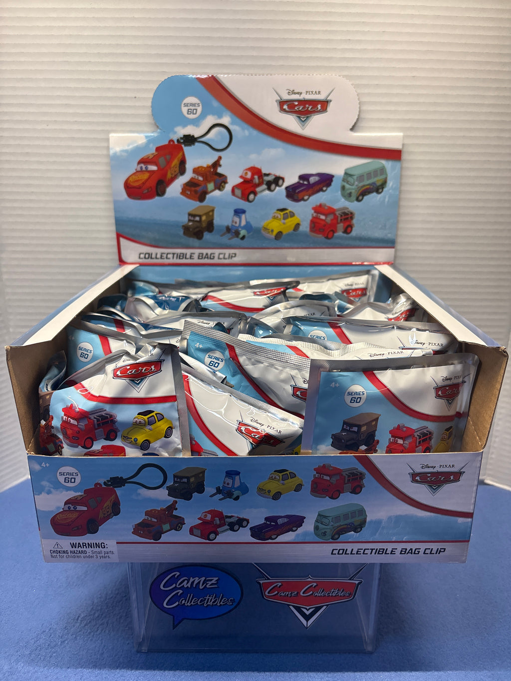 Disney Pixar Cars 3D Foam Bag Clips Series 60