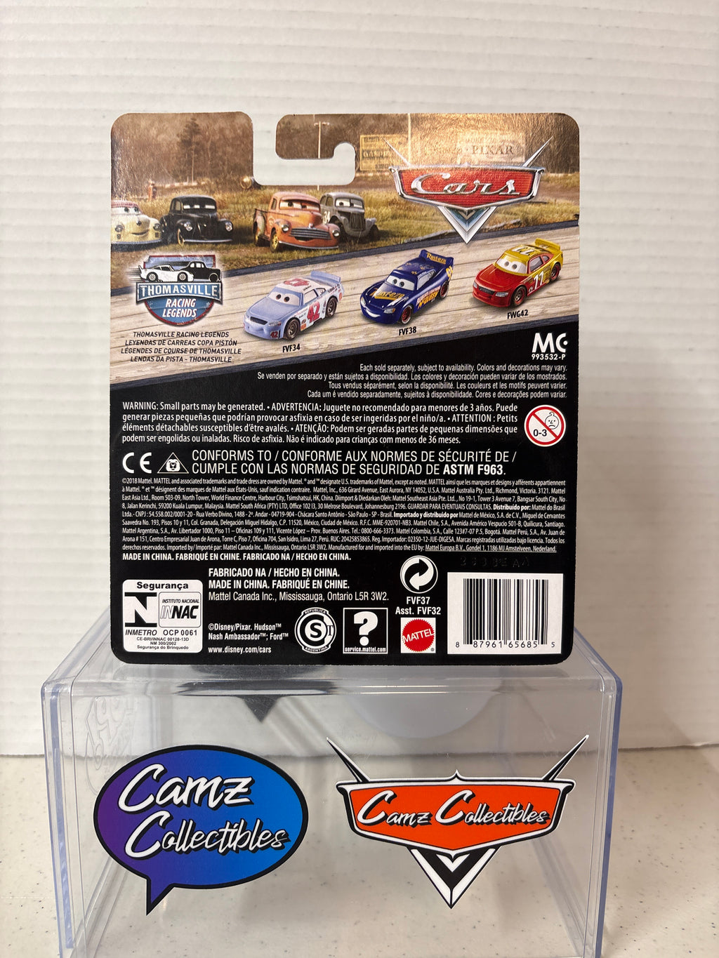 Disney Pixar Cars Thomasville Racing Legends Ponchy Wipeout