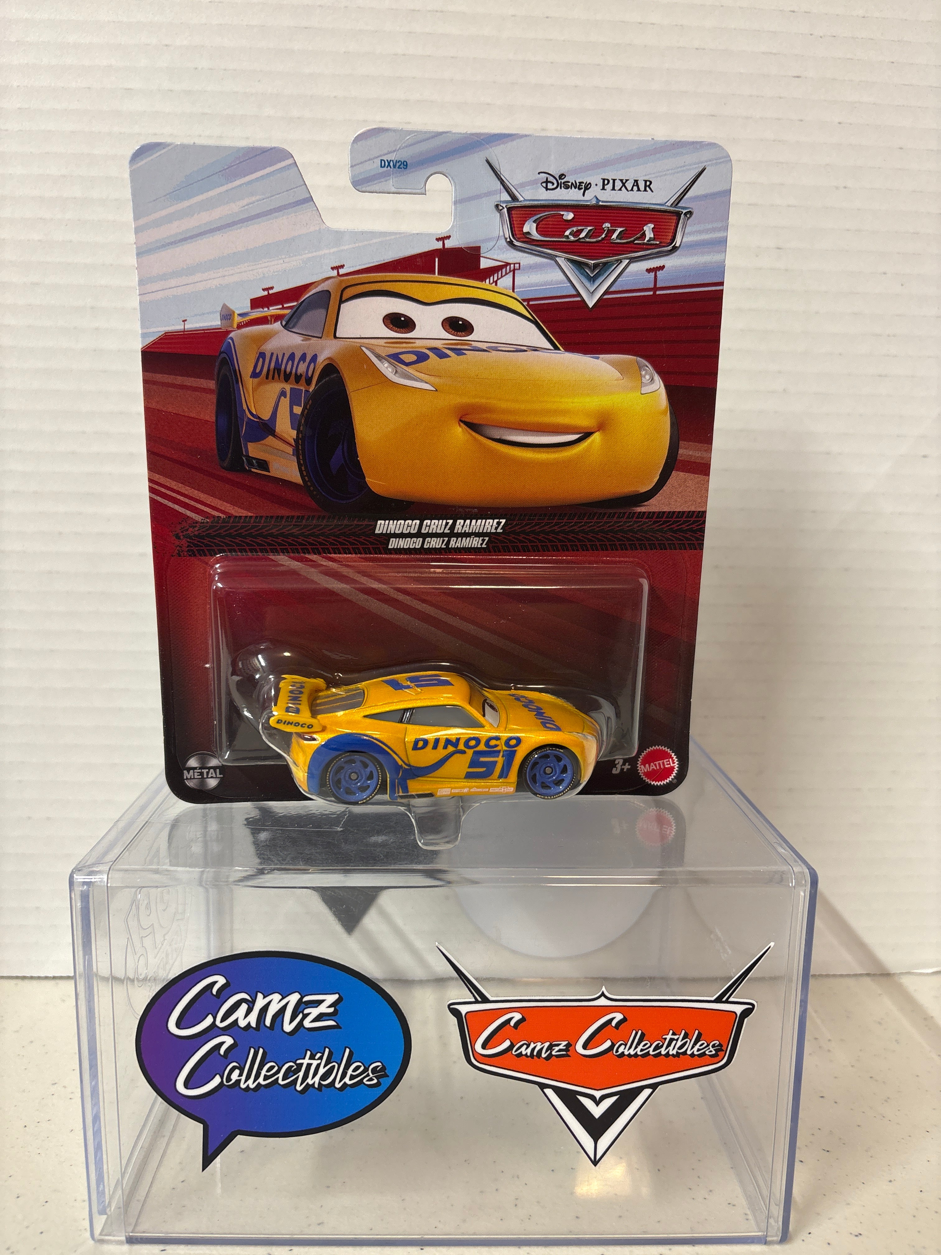 Disney Pixar Cars Dinoco Cruz Ramirez 2026 release on 2021 metal card