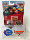 Disney Pixar Cars Mini Racers - Tractor, Mater & Muddy McQueen