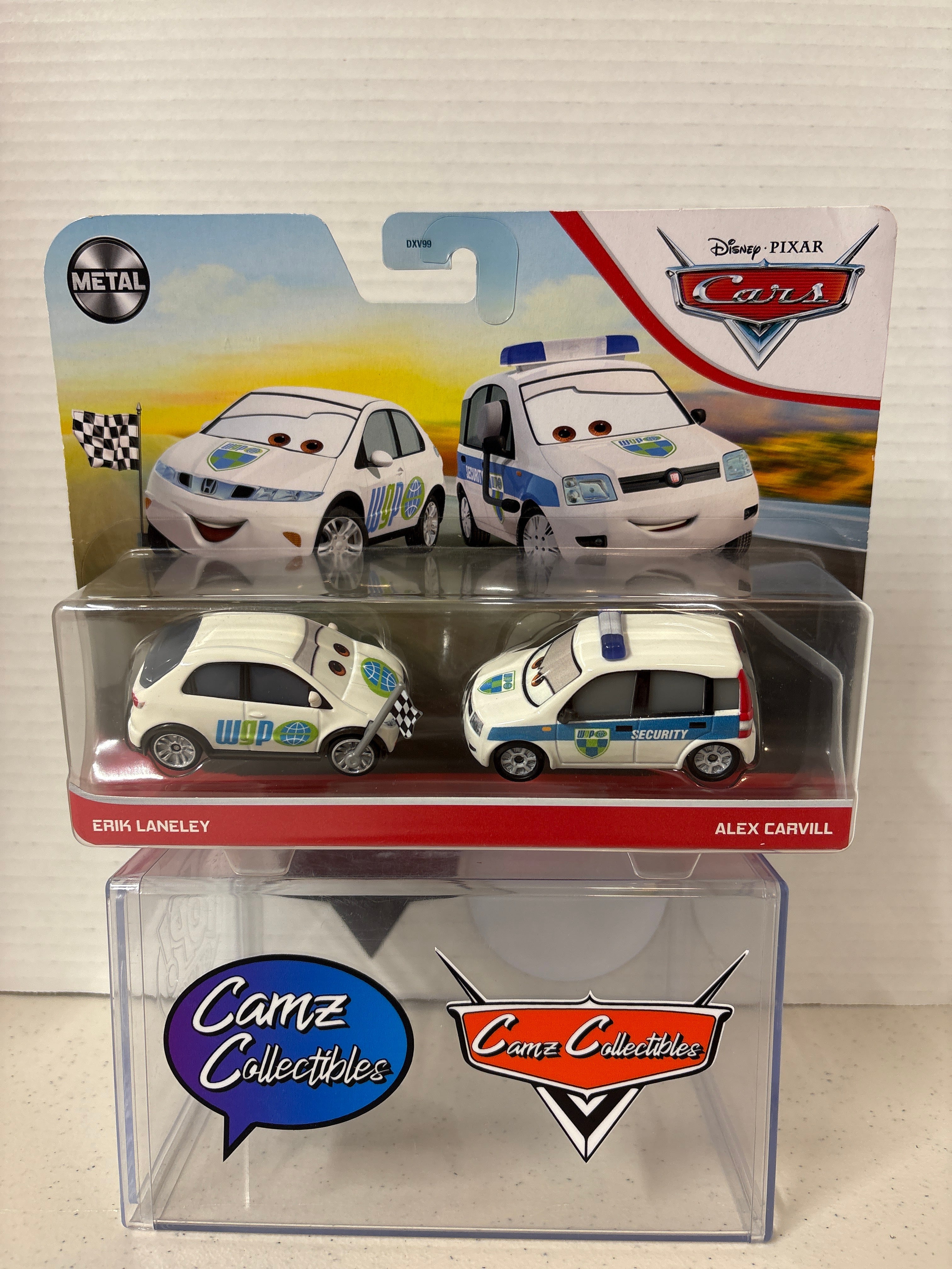 Disney Pixar Cars 2-pack Erik Laneley & Alex Carvill