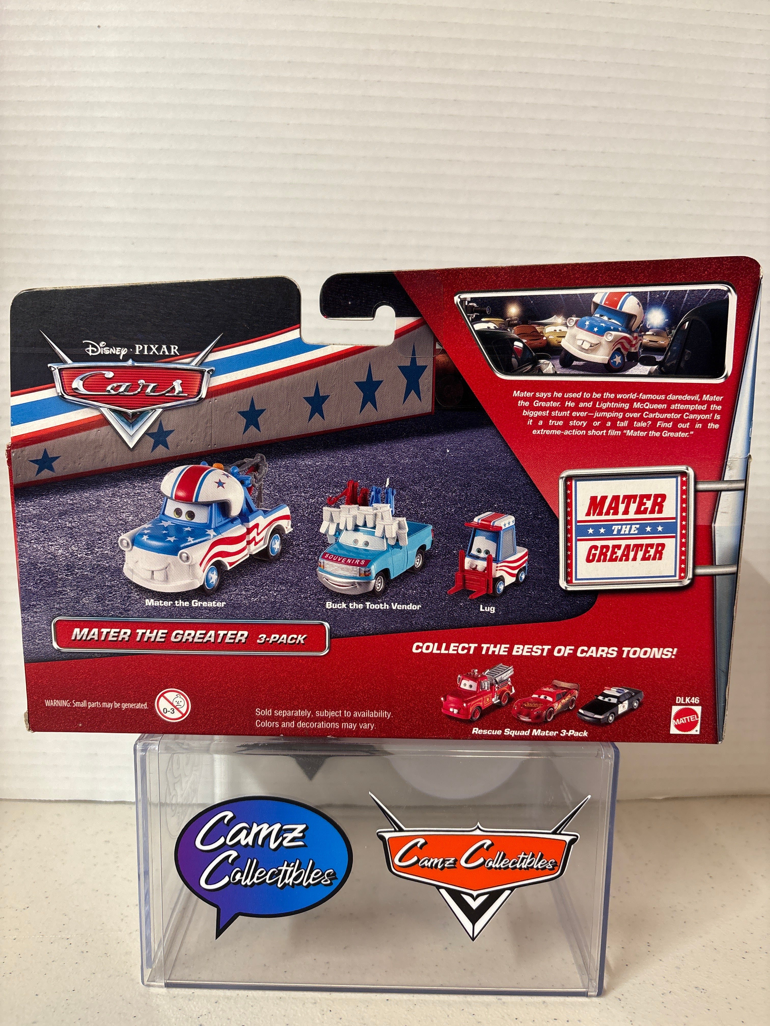 Disney Pixar Cars Mater the Greater 3-pack