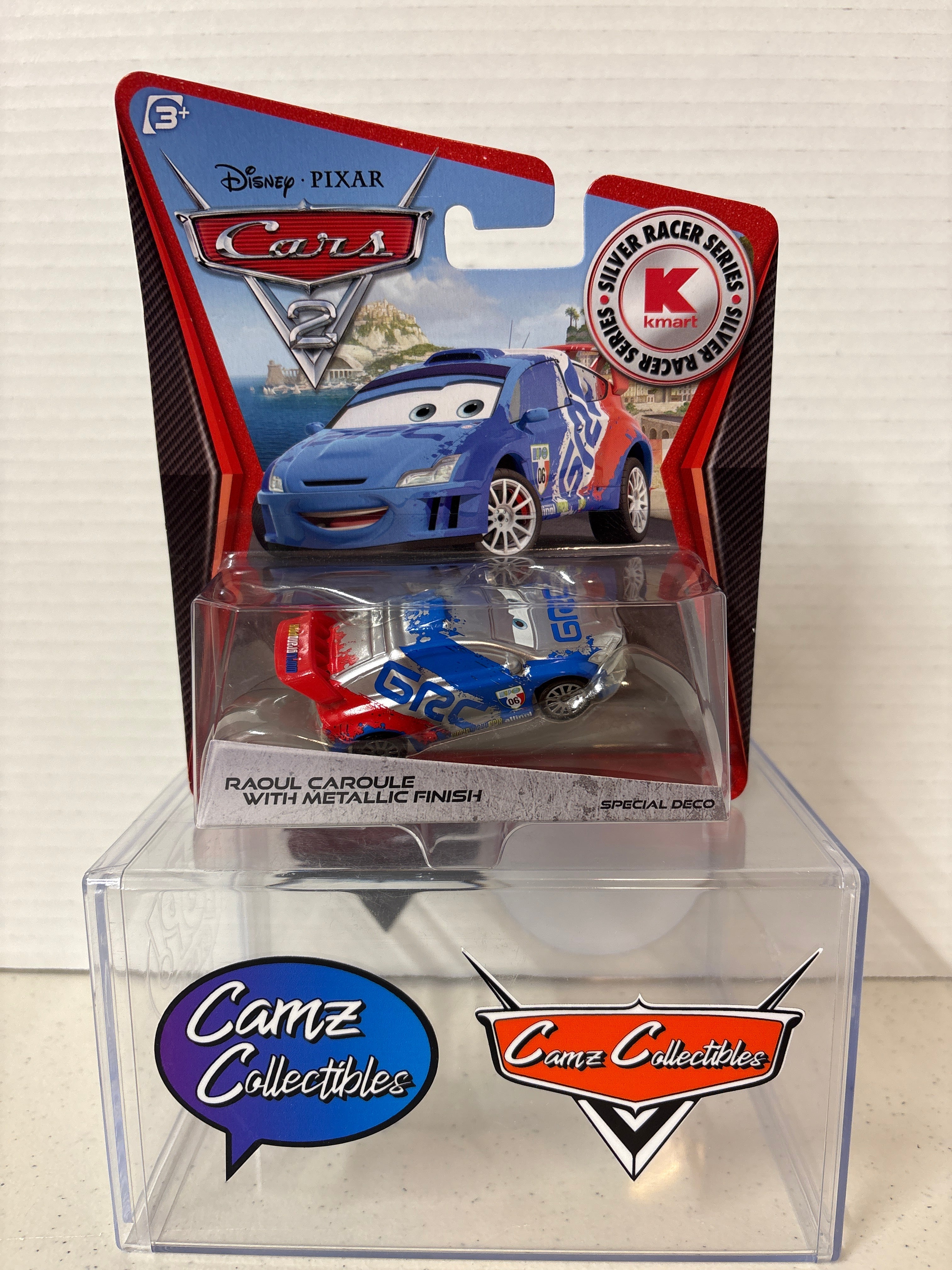 Disney Pixar Cars 2 Raoul Caroule with Metallic Finish K Mart exclusive
