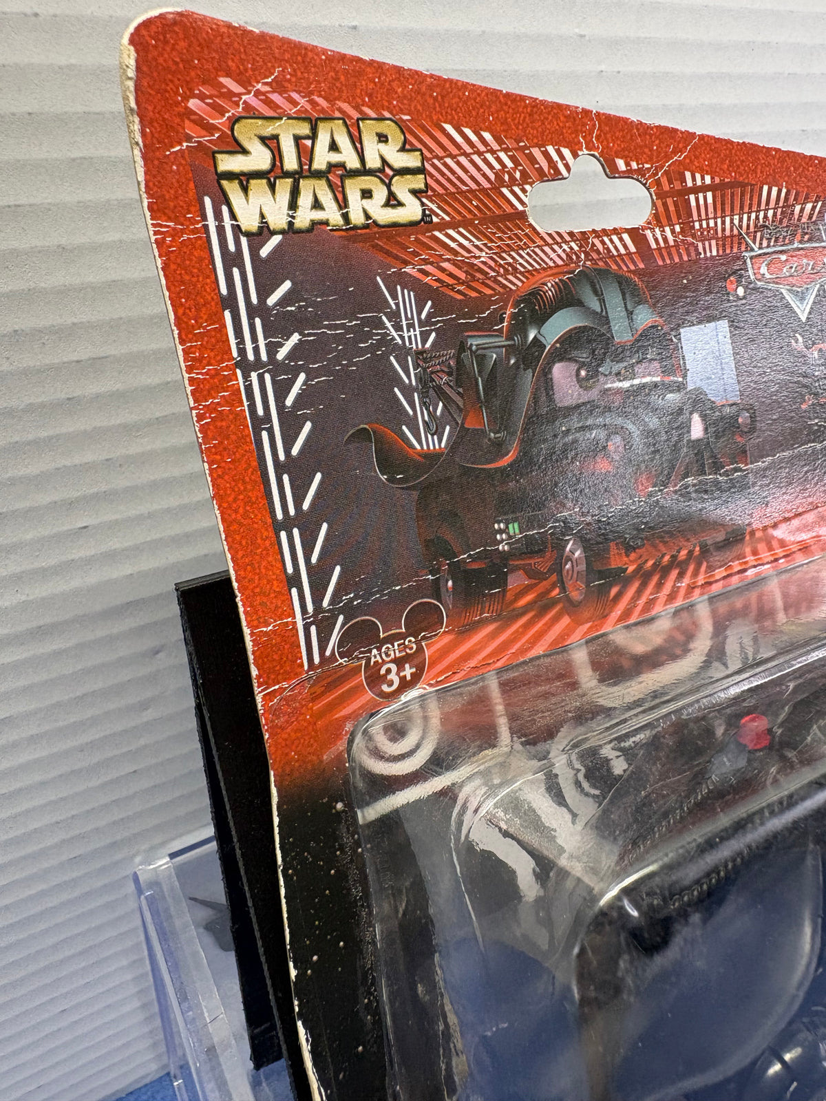 Disney Pixar Cars Star Wars Mater as Darth Vader (card creased)
