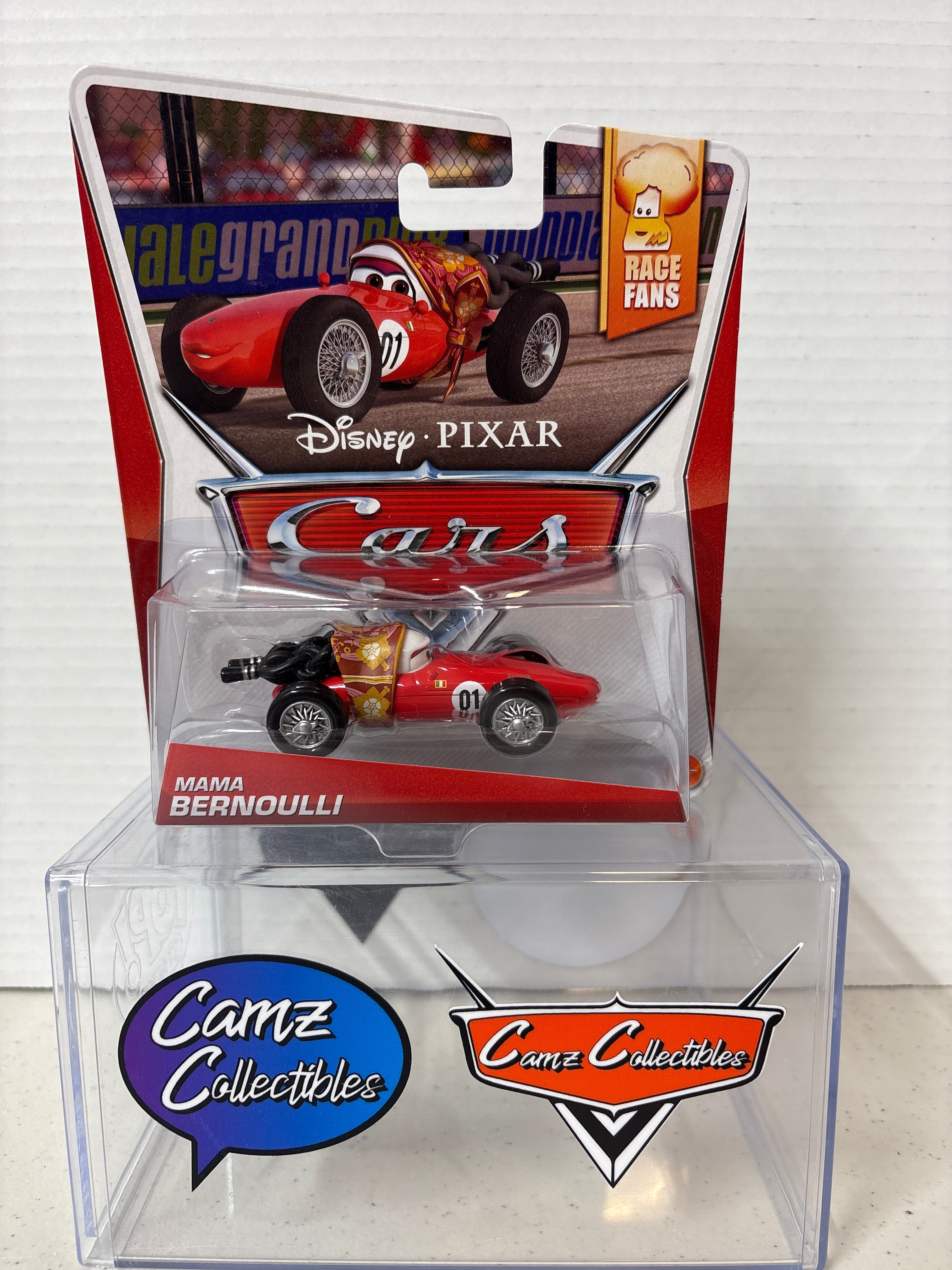 Disney Pixar Cars Race Fans Mama Bernoulli