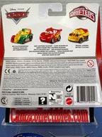 Disney Pixar Cars Micro Drifters 3 Pack Rip Clutchgoneski, WGP Lightning McQueen, Miguel Camino