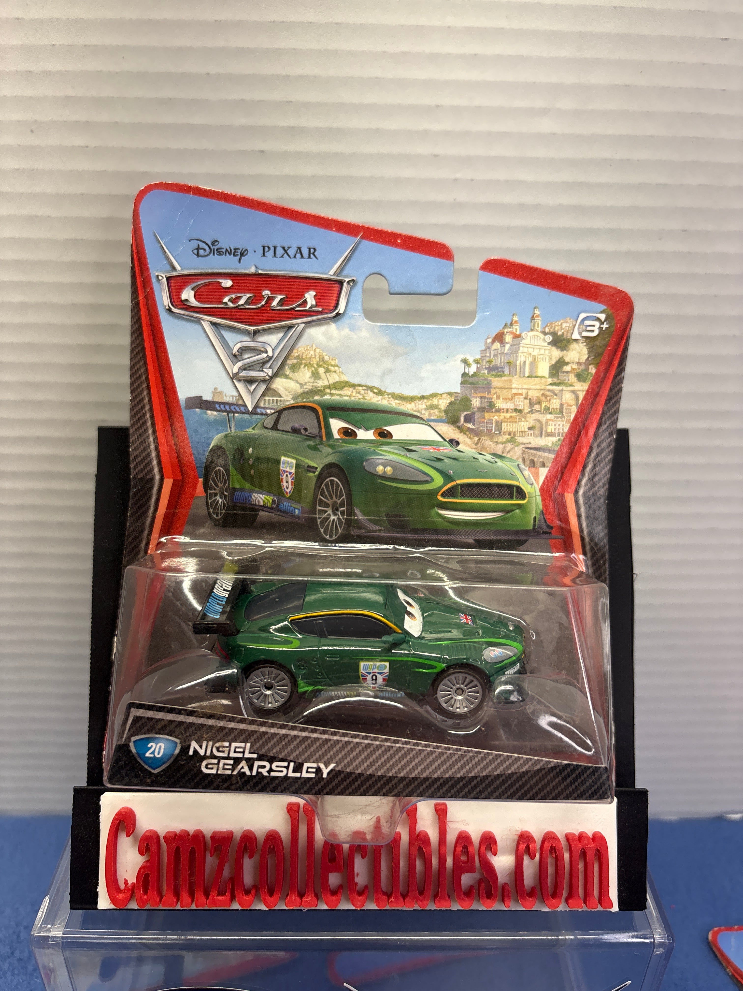 Disney Pixar Cars 2 Bundle of 8 - Rod Torque Redline,  Lightning McQueen, Mel Dorado, Race Team Fillmore, Nigel Gearsley, Jeff Gorvette, Francesco Bernoulli, Lewis Hamilton