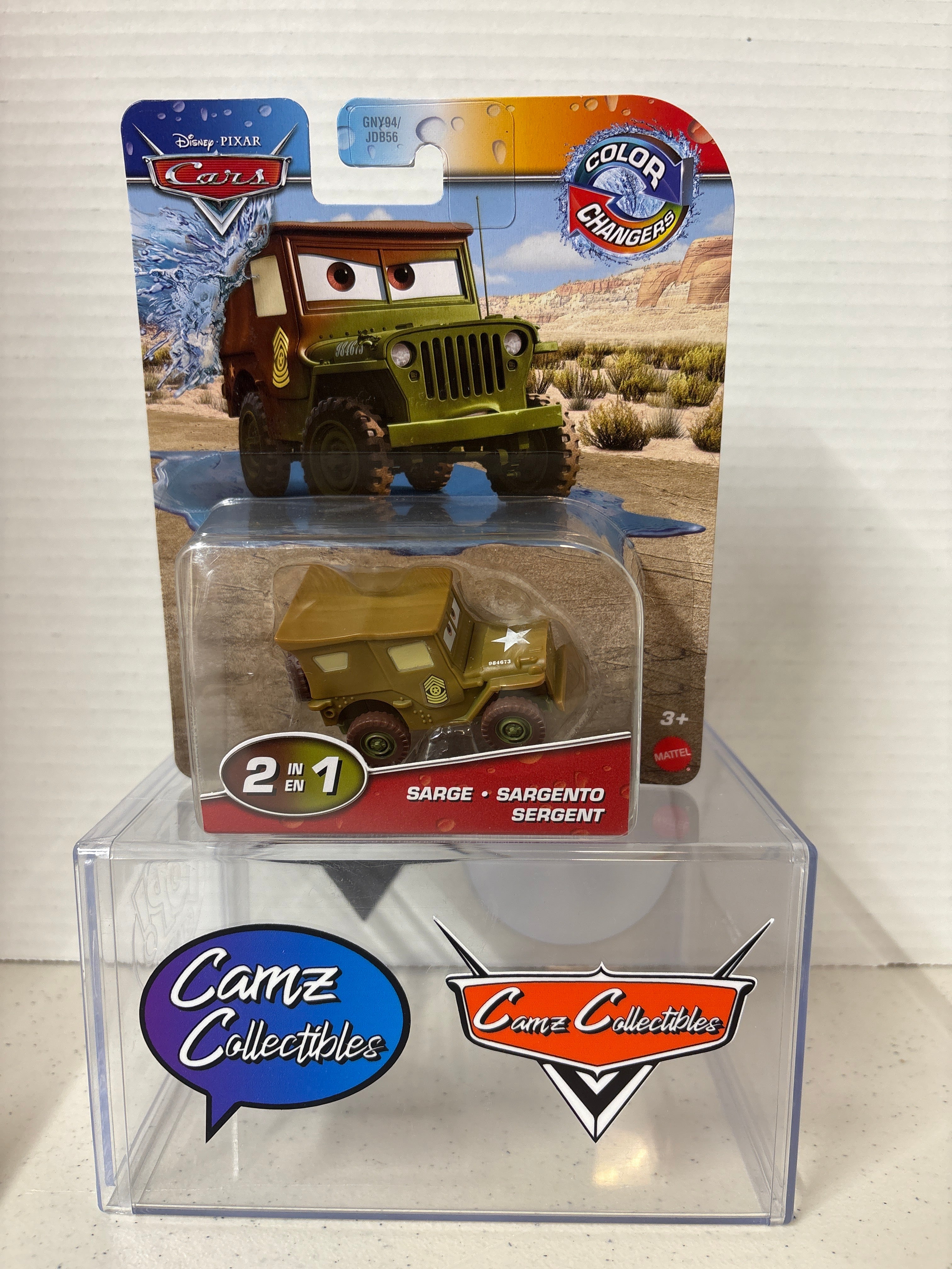 Disney Pixar Cars Color Changer Sarge