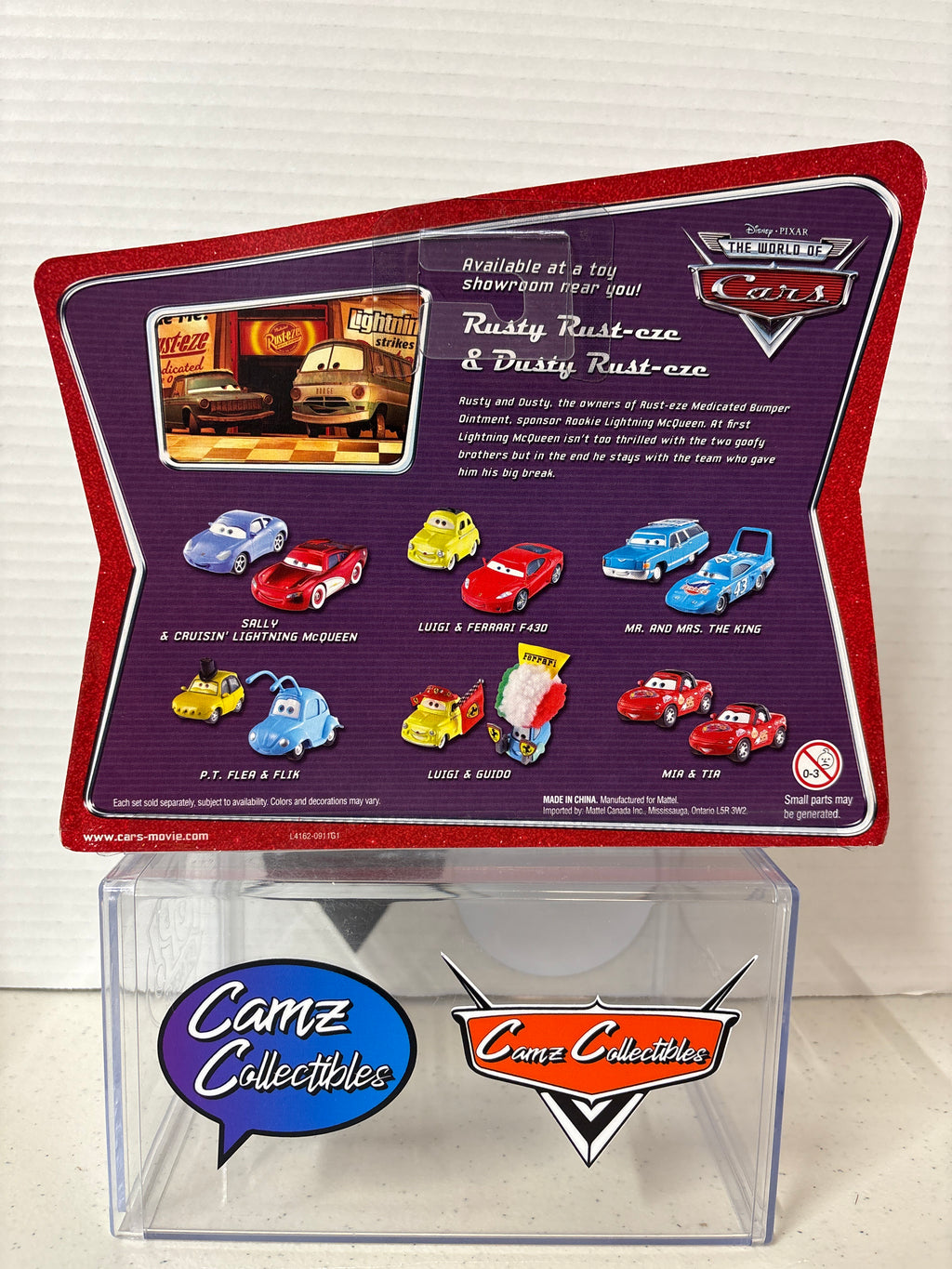Disney Pixar Cars World of Cars Movie Moments Rusty Rust-eze and Dusty Rust-eze
