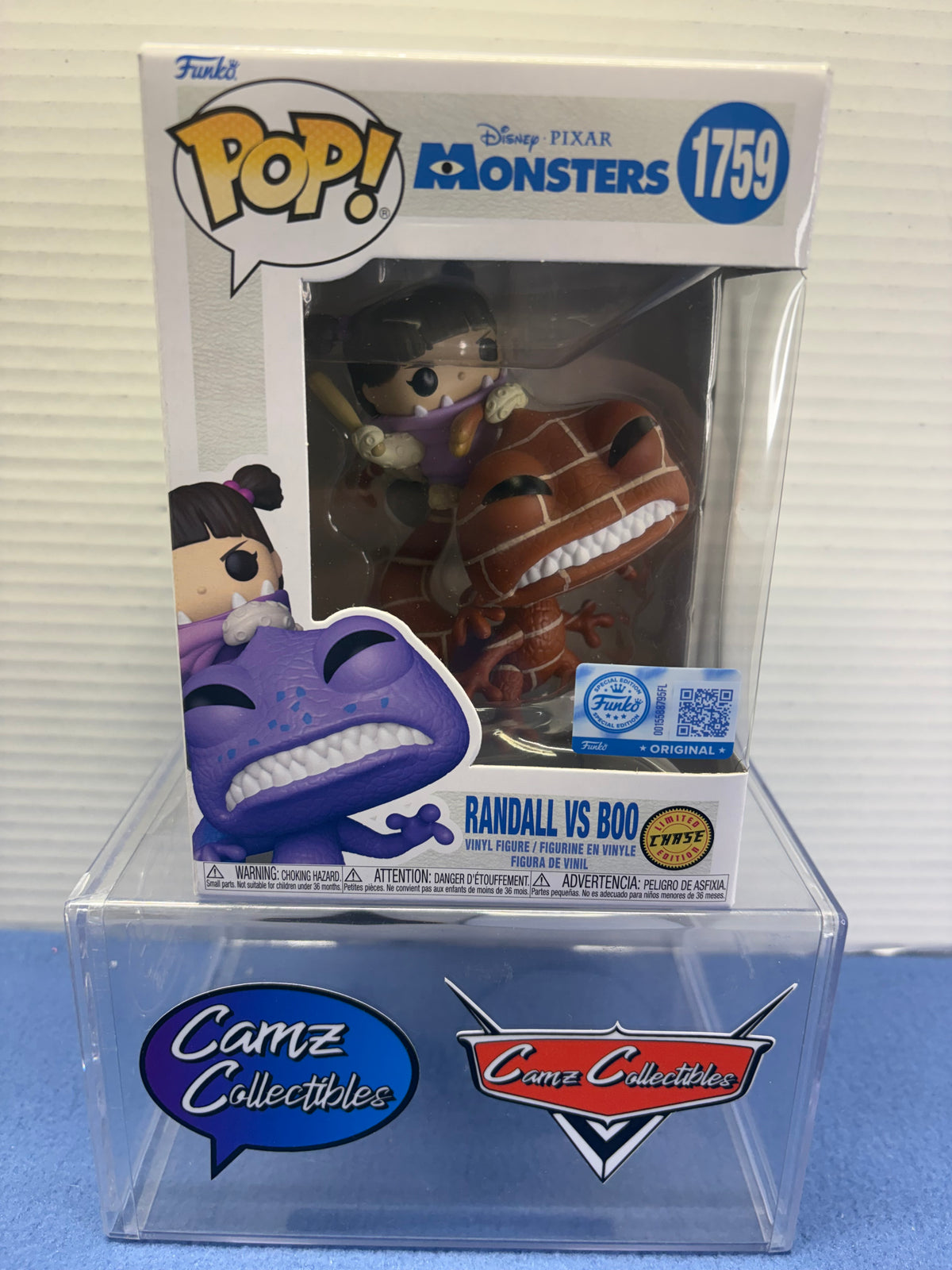 Funko Pop Randall vs Boo #1759 Chase Exclusive Monsters Inc.