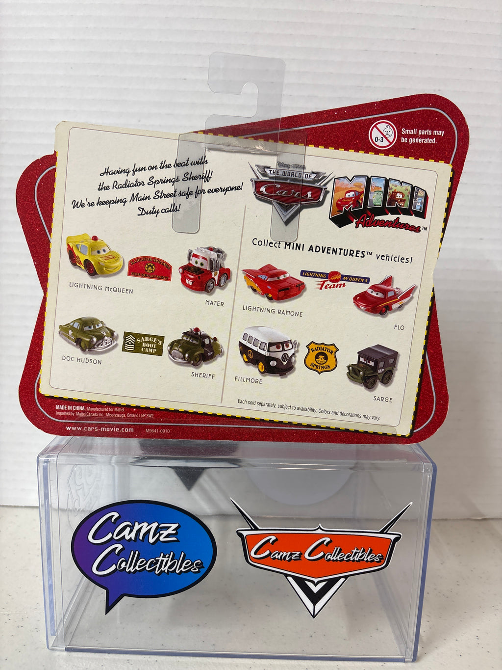 Disney Pixar Cars Mini Adventures Radiator Springs Fillmore & Sarge
