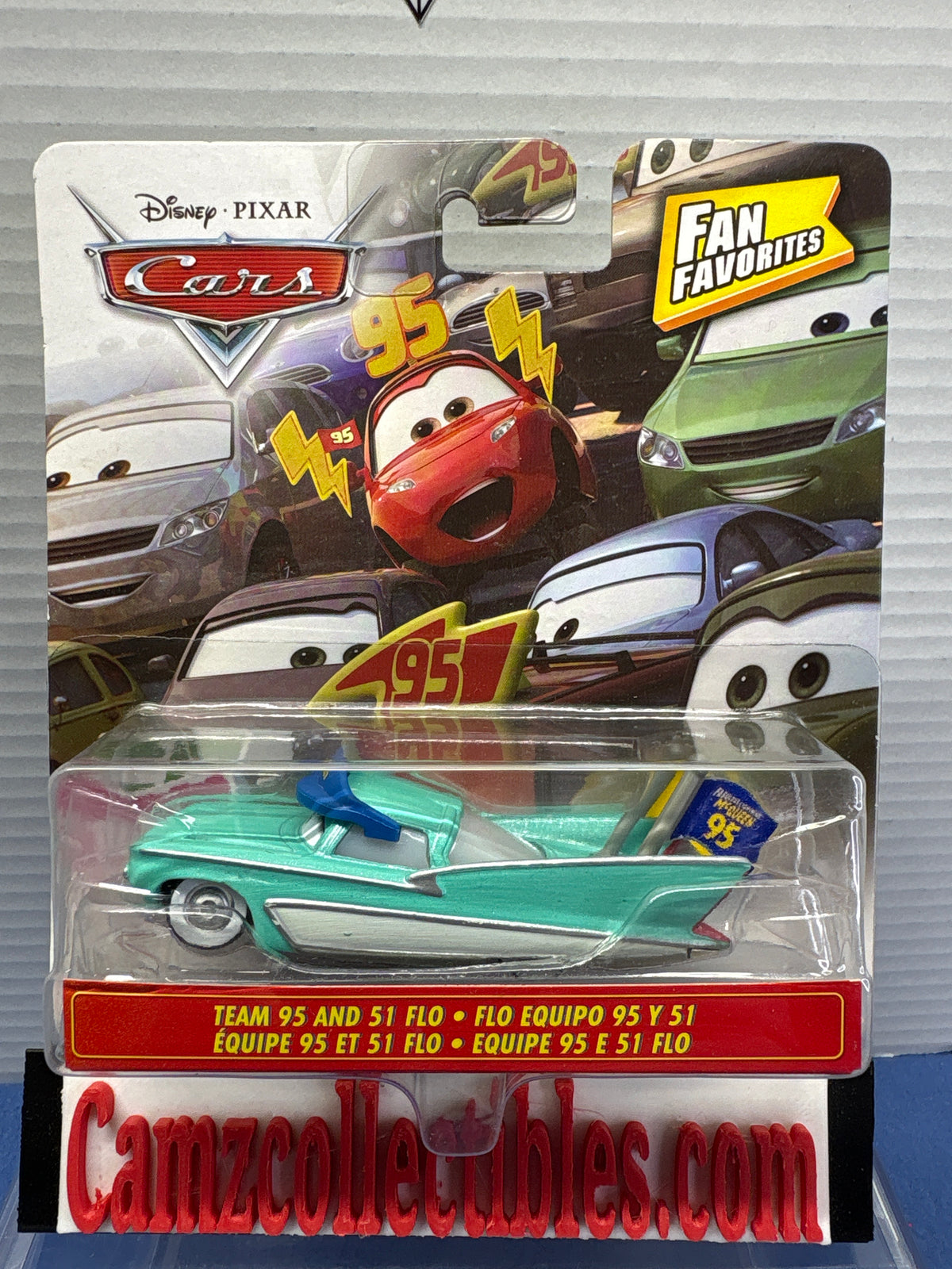 Disney Pixar Cars Fan Favorites Team 95 and Team 51 Flo