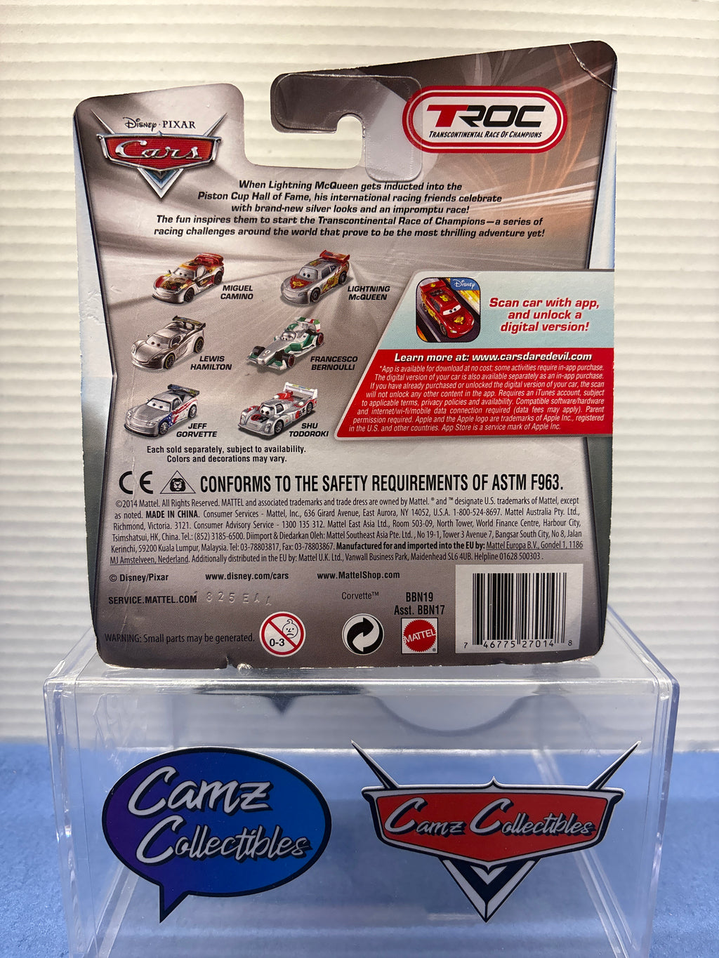Disney Pixar Cars Silver Series Nigel Gearsley 2014 TROC