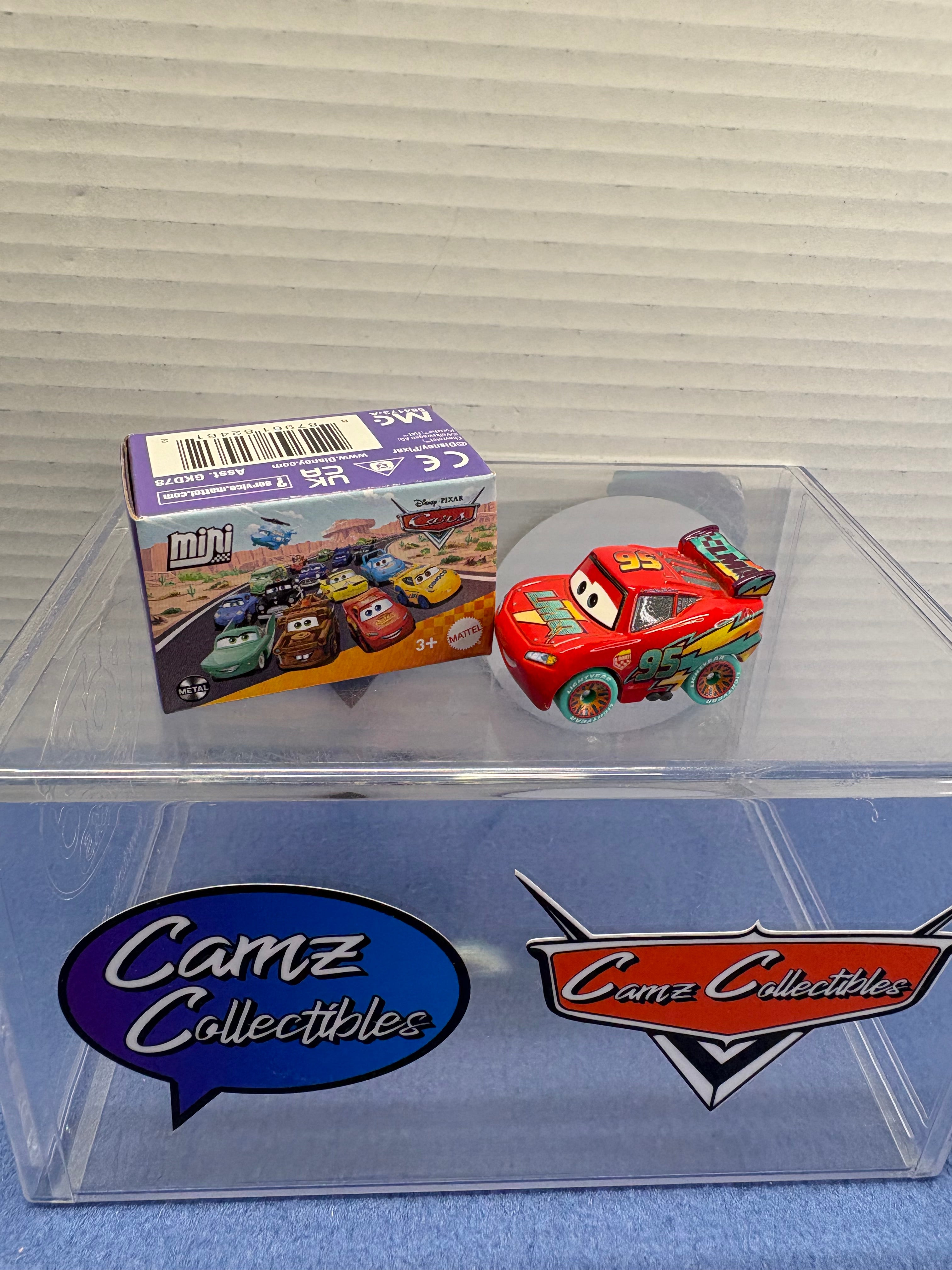 Disney Pixar Cars Race to Celebrate Mini Racers Celebration Lightning McQueen (Box #25)
