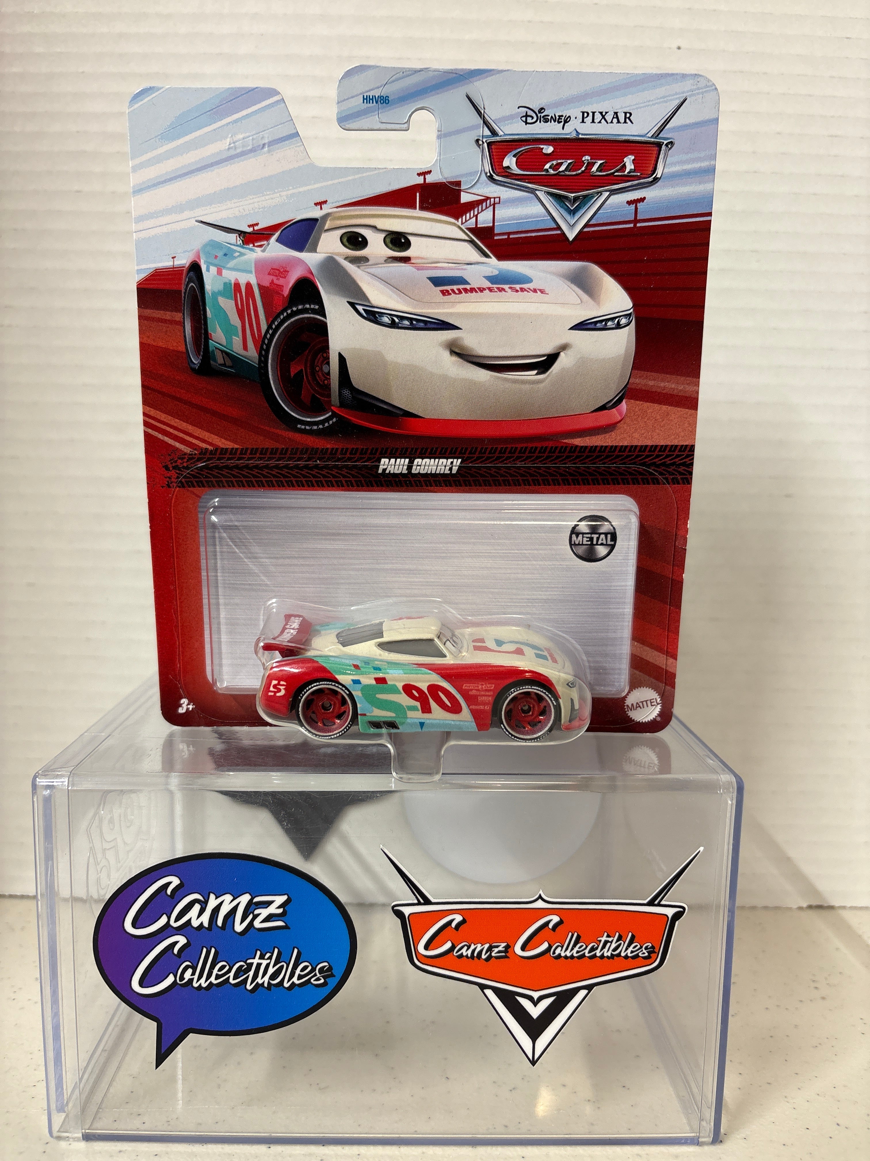 Disney Pixar Cars Paul Conrev #90 Bumper Save