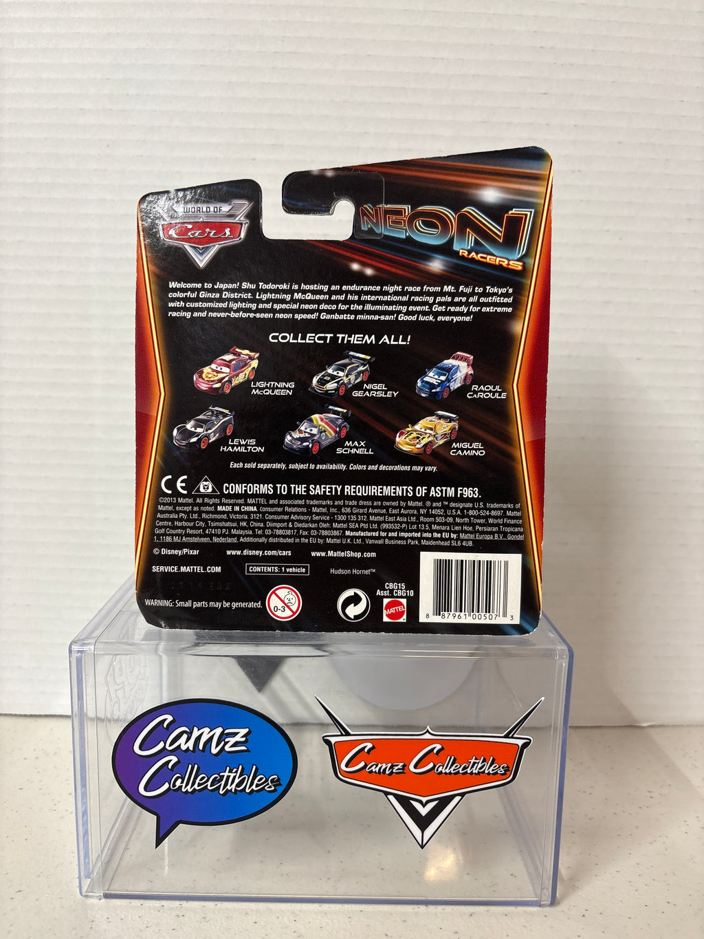 Disney Pixar Cars 2013 NEON Target Exclusive Metallic Raoul CaRoule