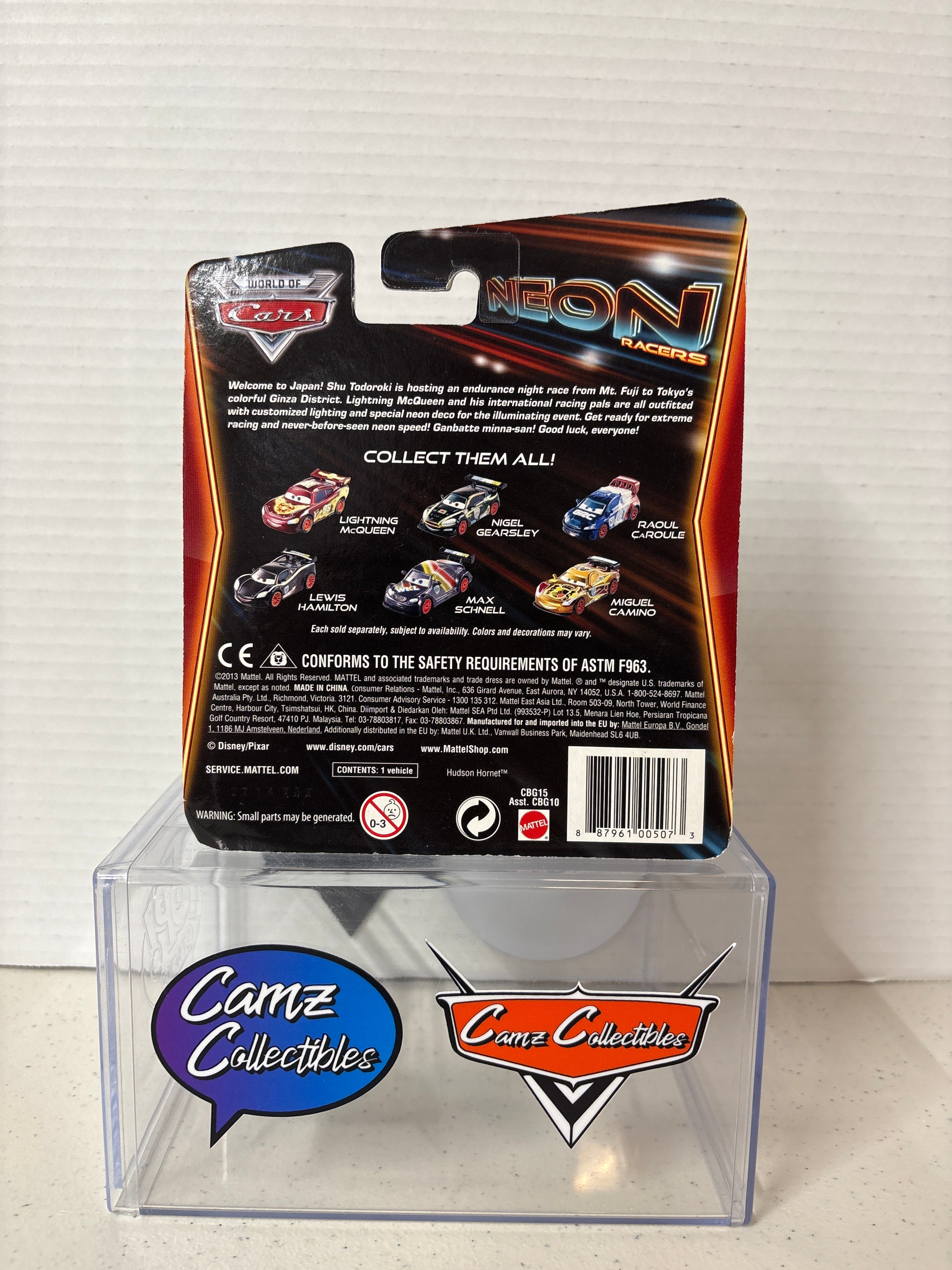 Disney Pixar Cars 2013 NEON Target Exclusive Metallic Raoul CaRoule
