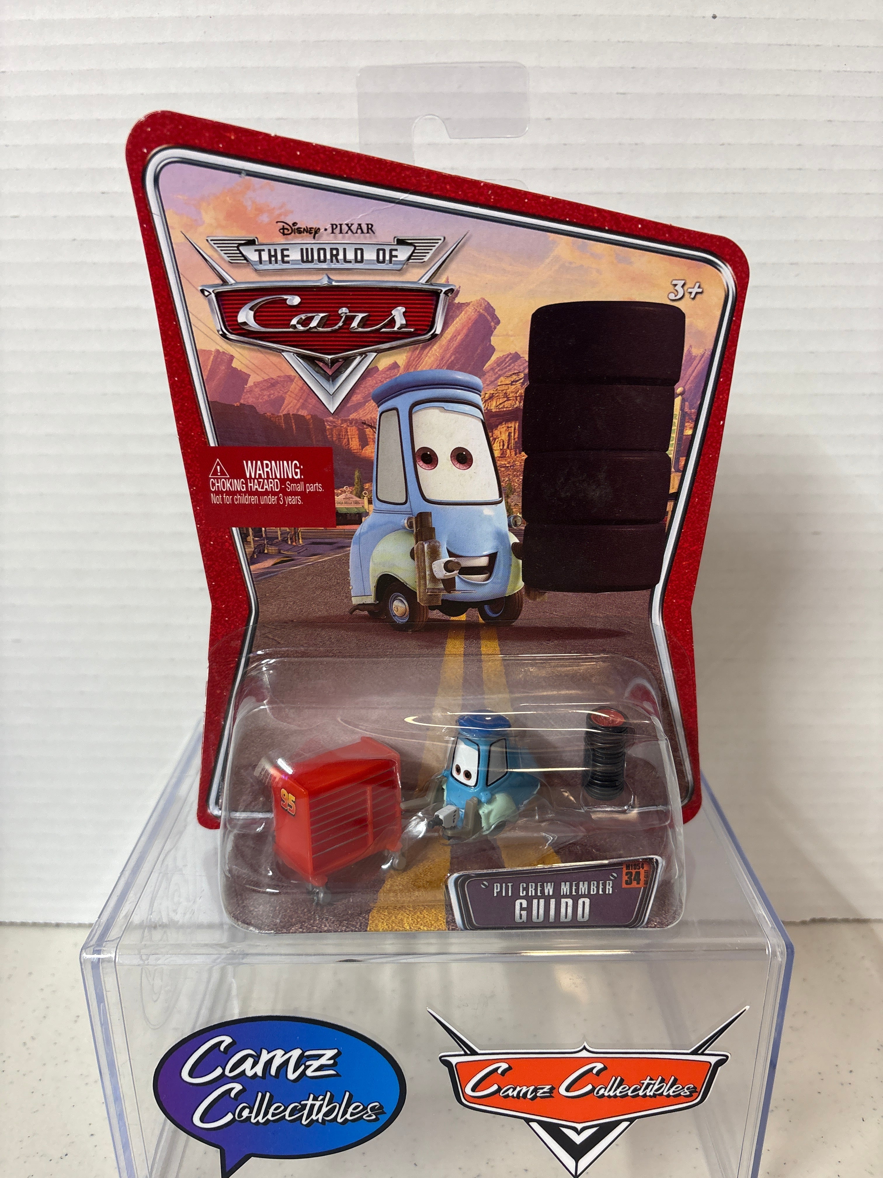 Disney Pixar Cars The World of Cars Pit Crew Member Guido