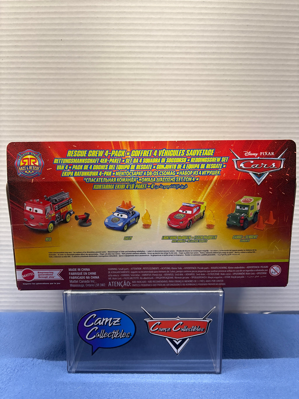 Disney Pixar Cars Rescue Crew 4-Pack Race & Rescue