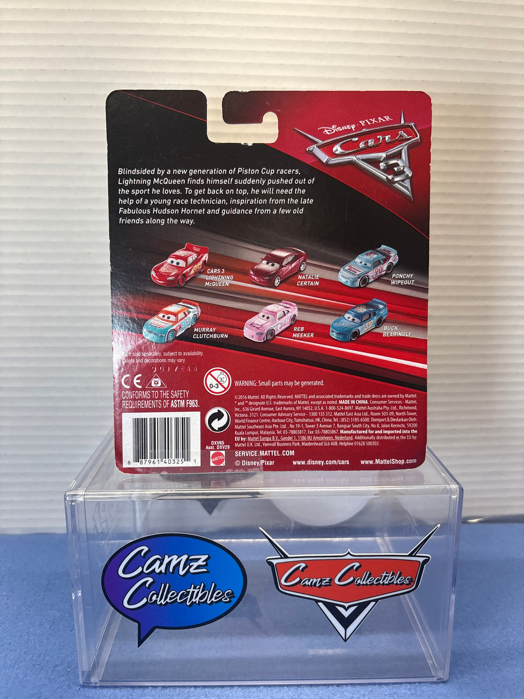 Disney Pixar Cars 3 Todd - blister off card and taped