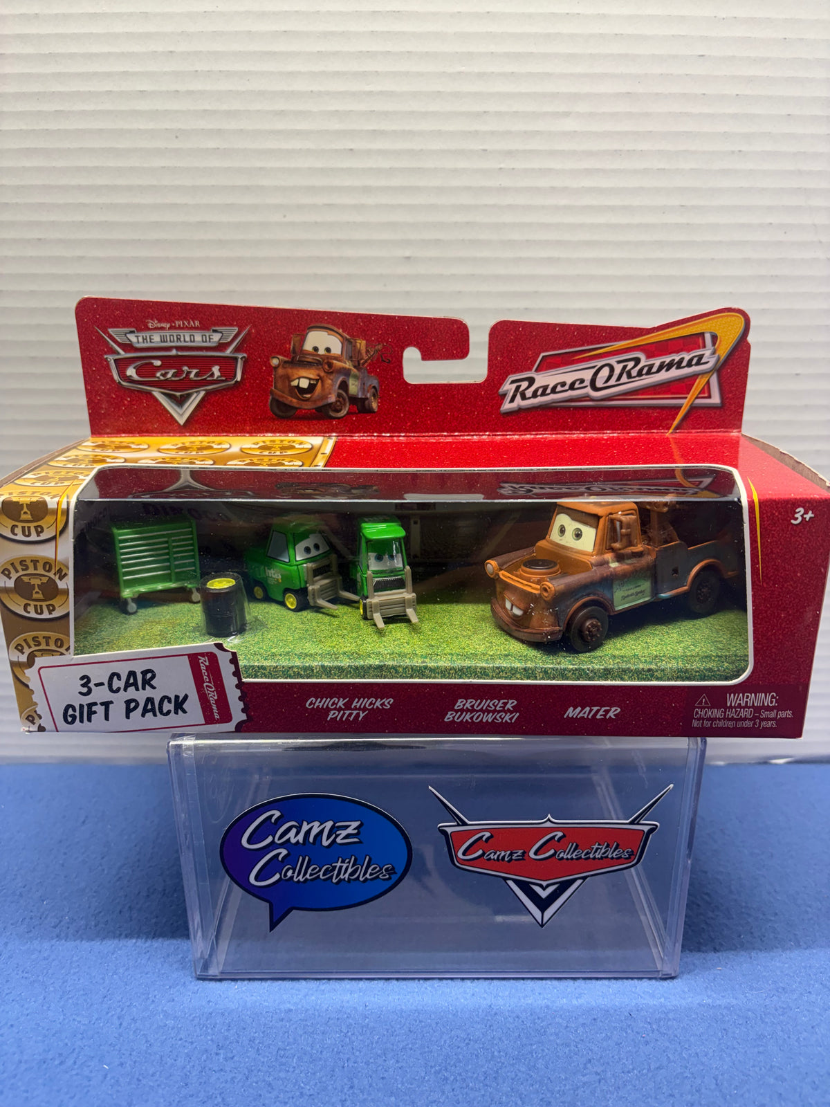 Disney Pixar Cars 3 Car Gift Pack Chick Hicks Pitty Bruiser Bukowski Mater
