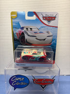 Disney Pixar Cars Paul Conrev #90  Bumper Save on Next Gen Piston Cup Racers card