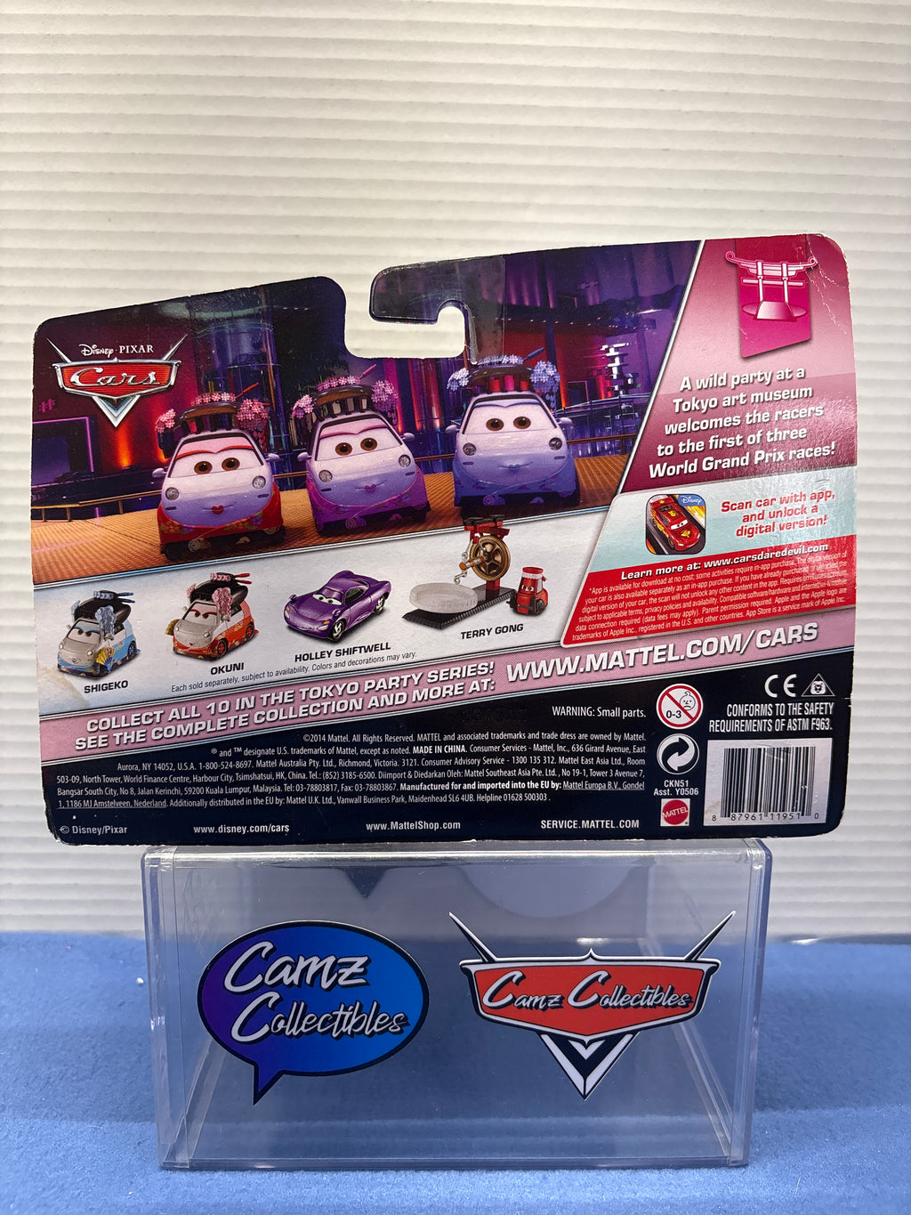 Disney Pixar Cars Tokyo Party Mater with Allinol Cans & Edamame Tsashimi & Daisu Tsashimi Pitties two pack