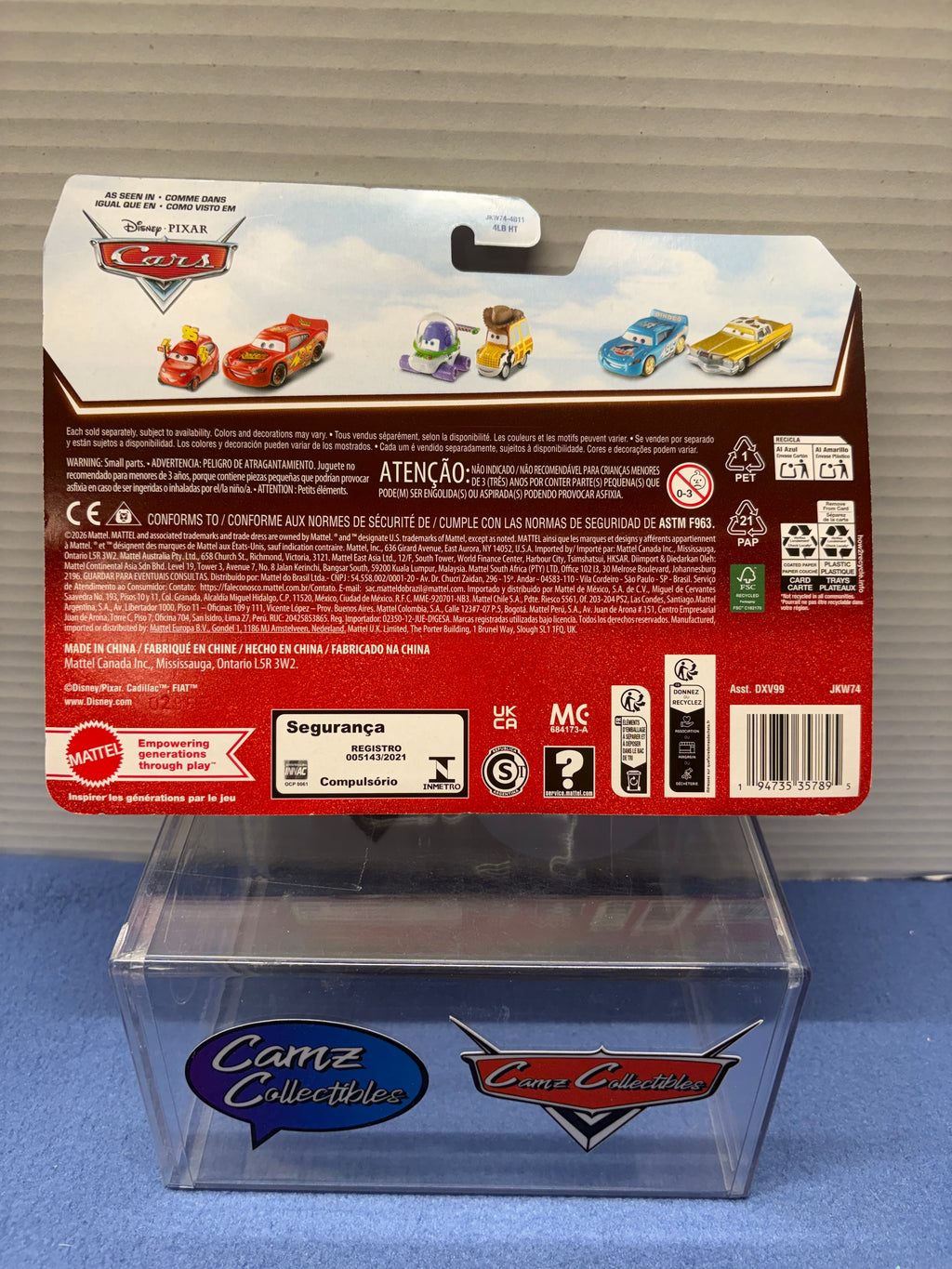 Disney Pixar Cars 20th Anniversary 2026 Red & Guido Two Pack - case DXV99-958G