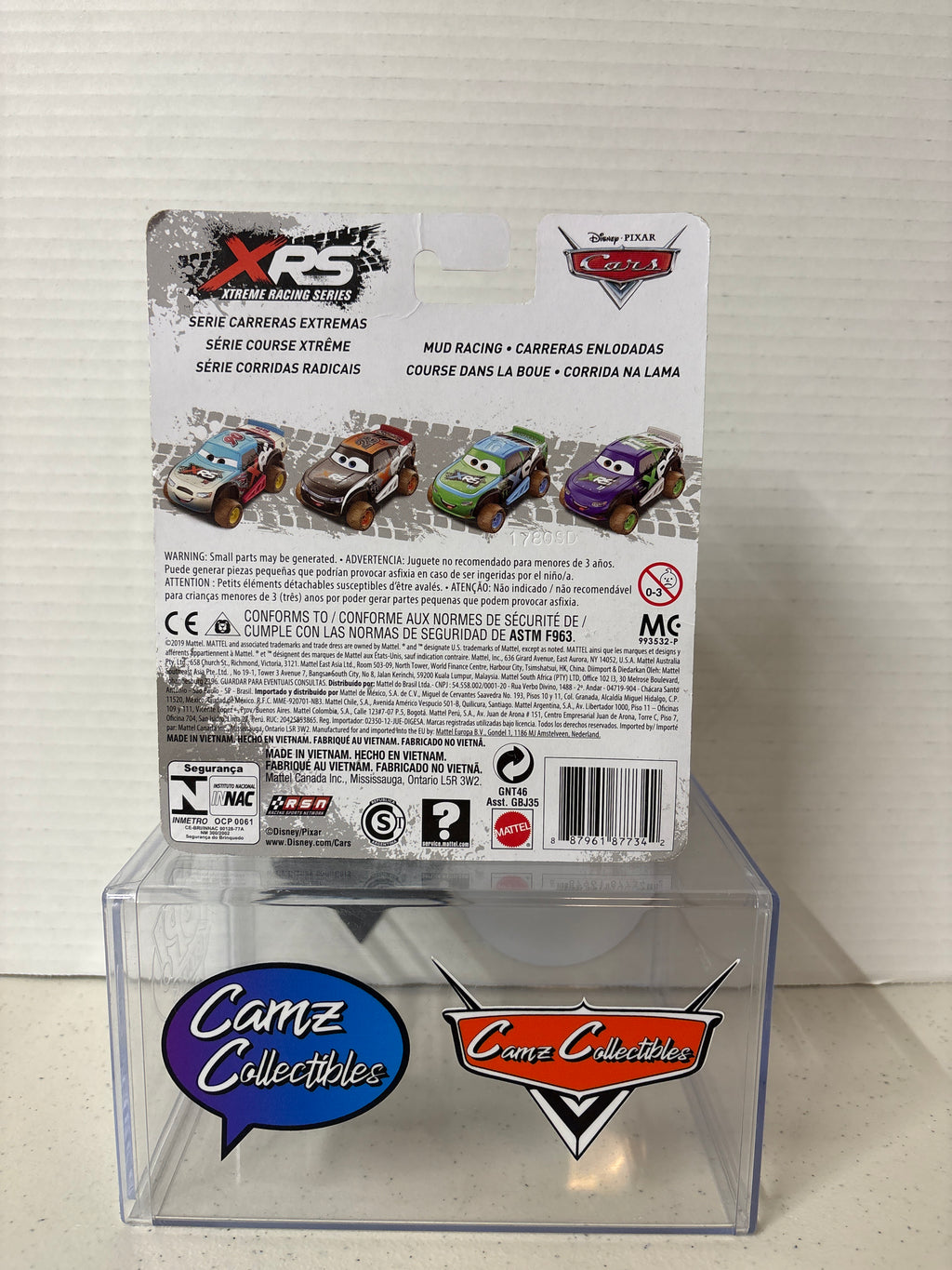 Disney Pixar Cars XRS Mud Racing Chip Gearings Combustr