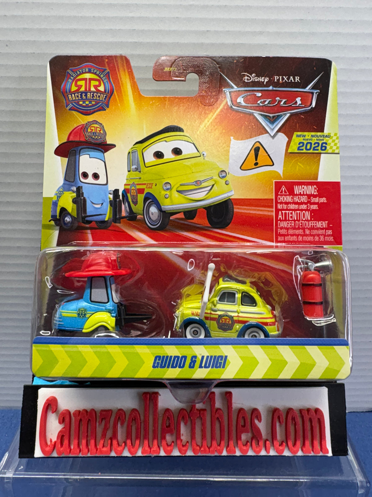 Disney Pixar Cars 2026 Race & Rescue Guido & Luigi