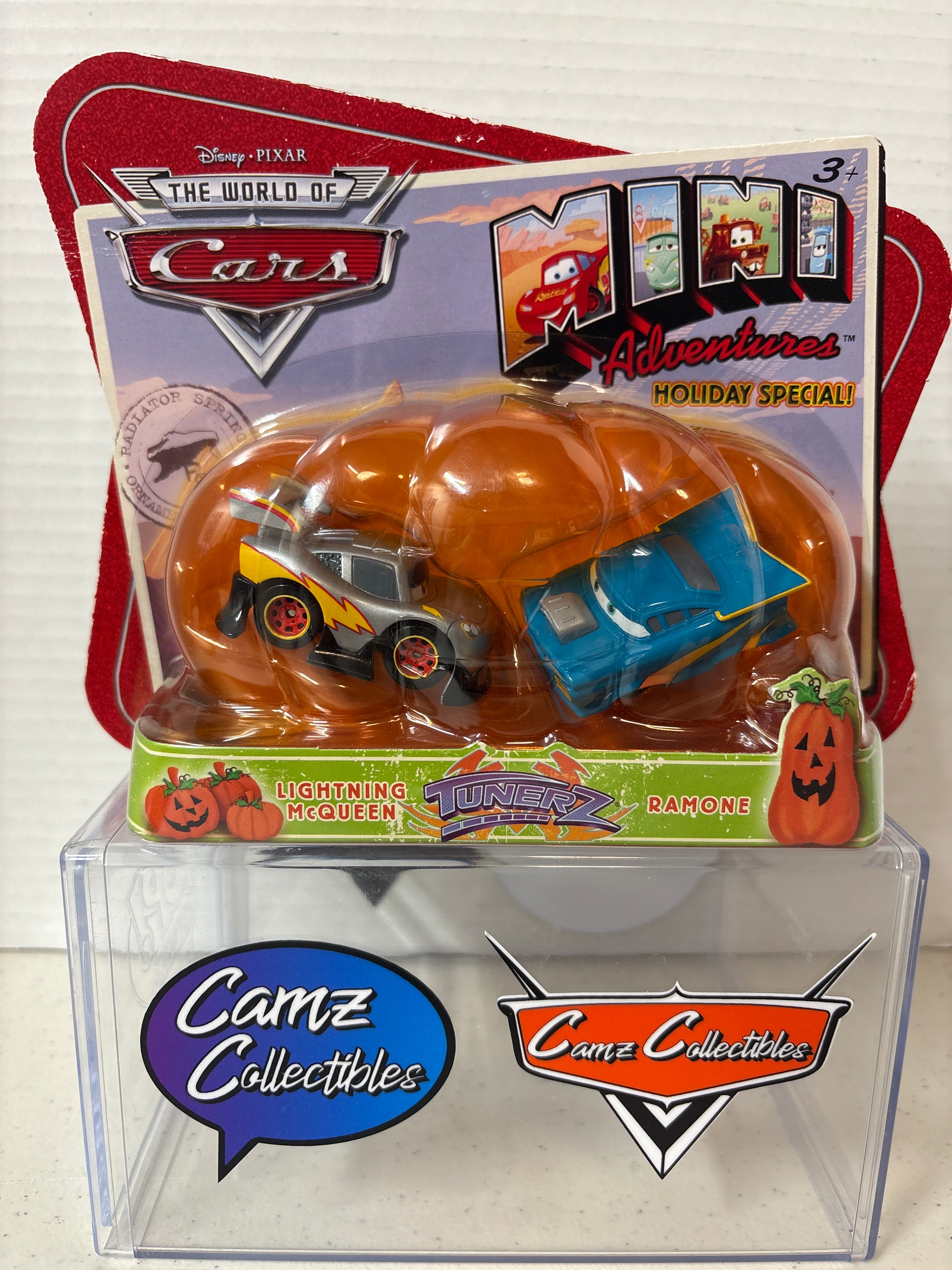 Disney Pixar Cars Mini Adventures Tunerz Lightning McQueen & Ramone (Holiday Special)