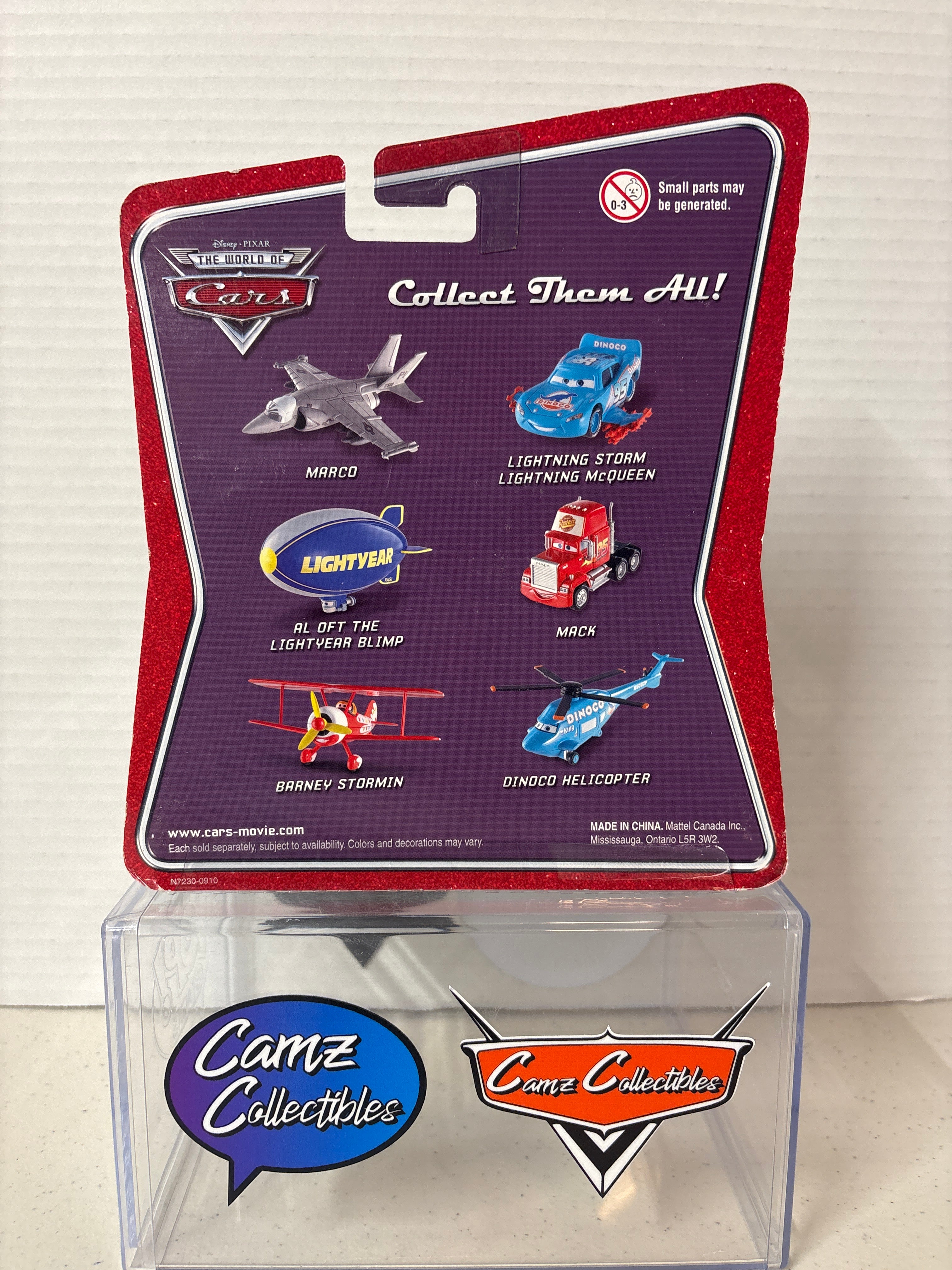 Disney Pixar Cars World of Cars Deluxe Dinoco Helicopter #5