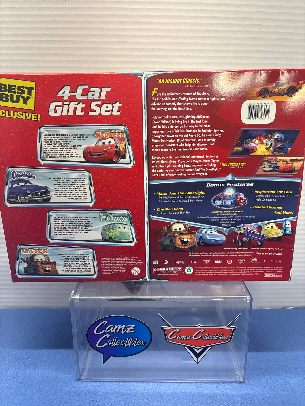 Disney Pixar Cars Best Buy Exclusive 4 car gift set Widescreen DVD