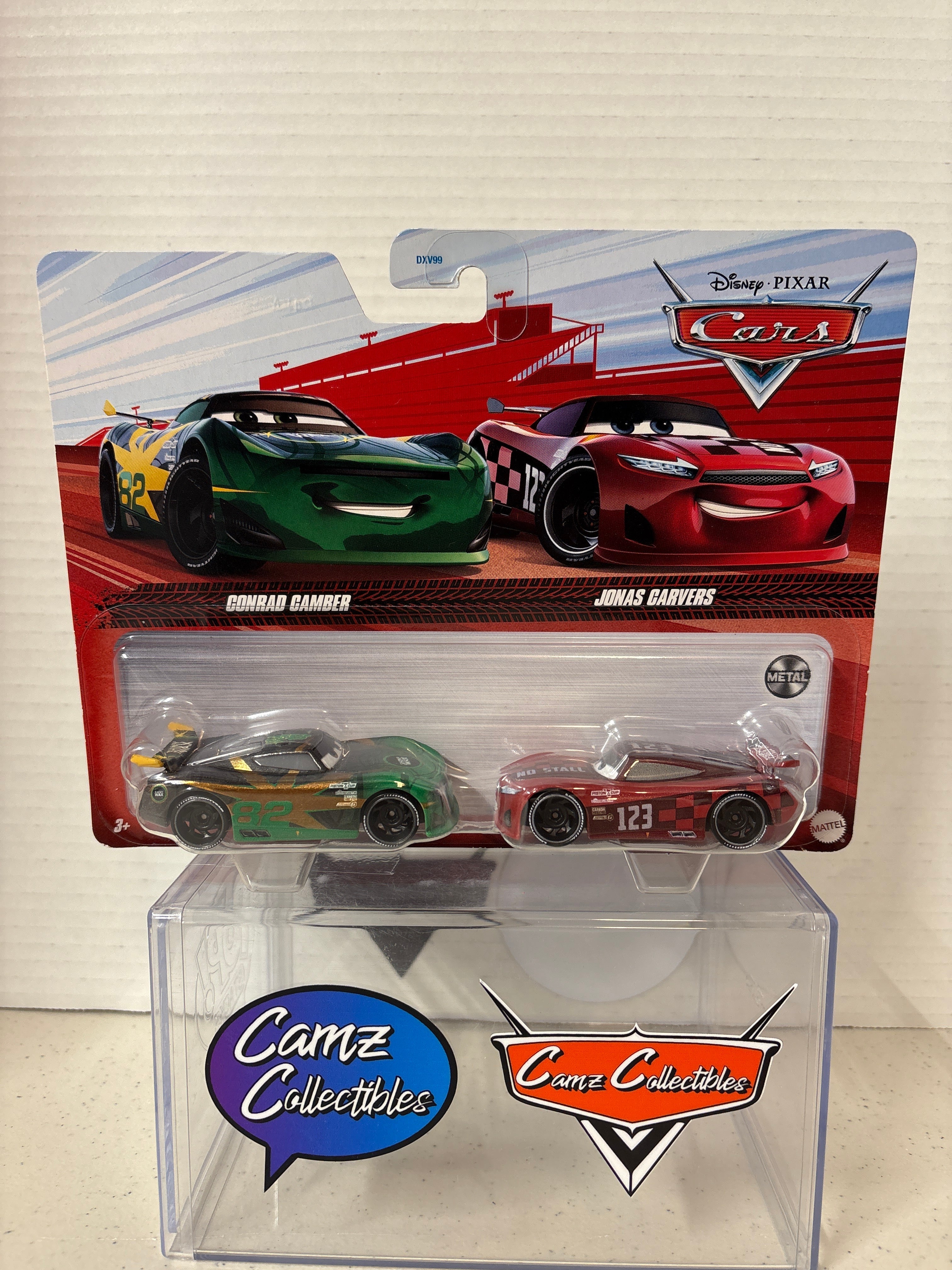 Disney Pixar Cars 2-pack Conrad Camber & Jonas Carvers