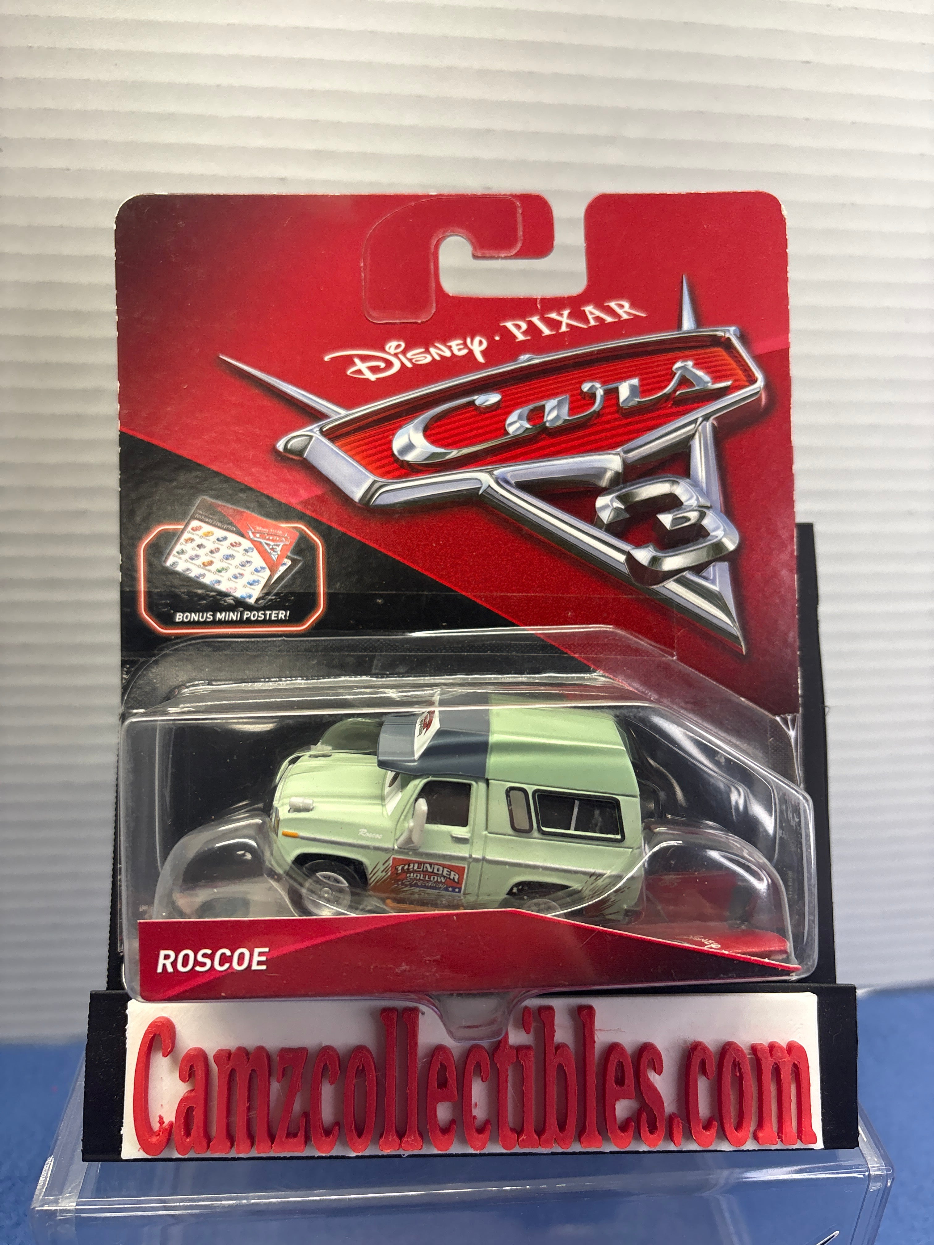 Disney Pixar Cars 3 Thunder Hollow Roscoe